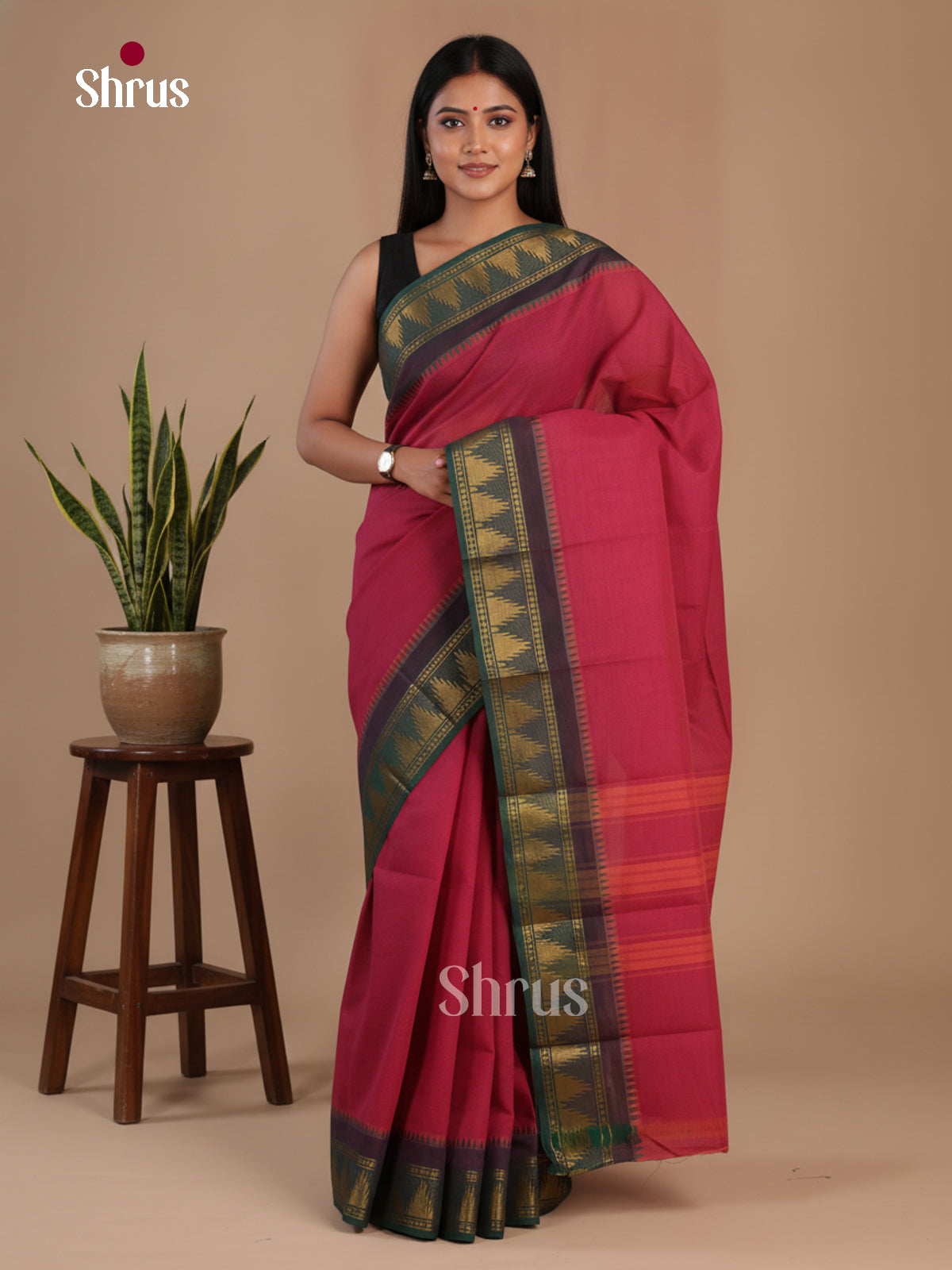 Chettinad Cotton Saree - EFS15243 - Shop on Shrus.com