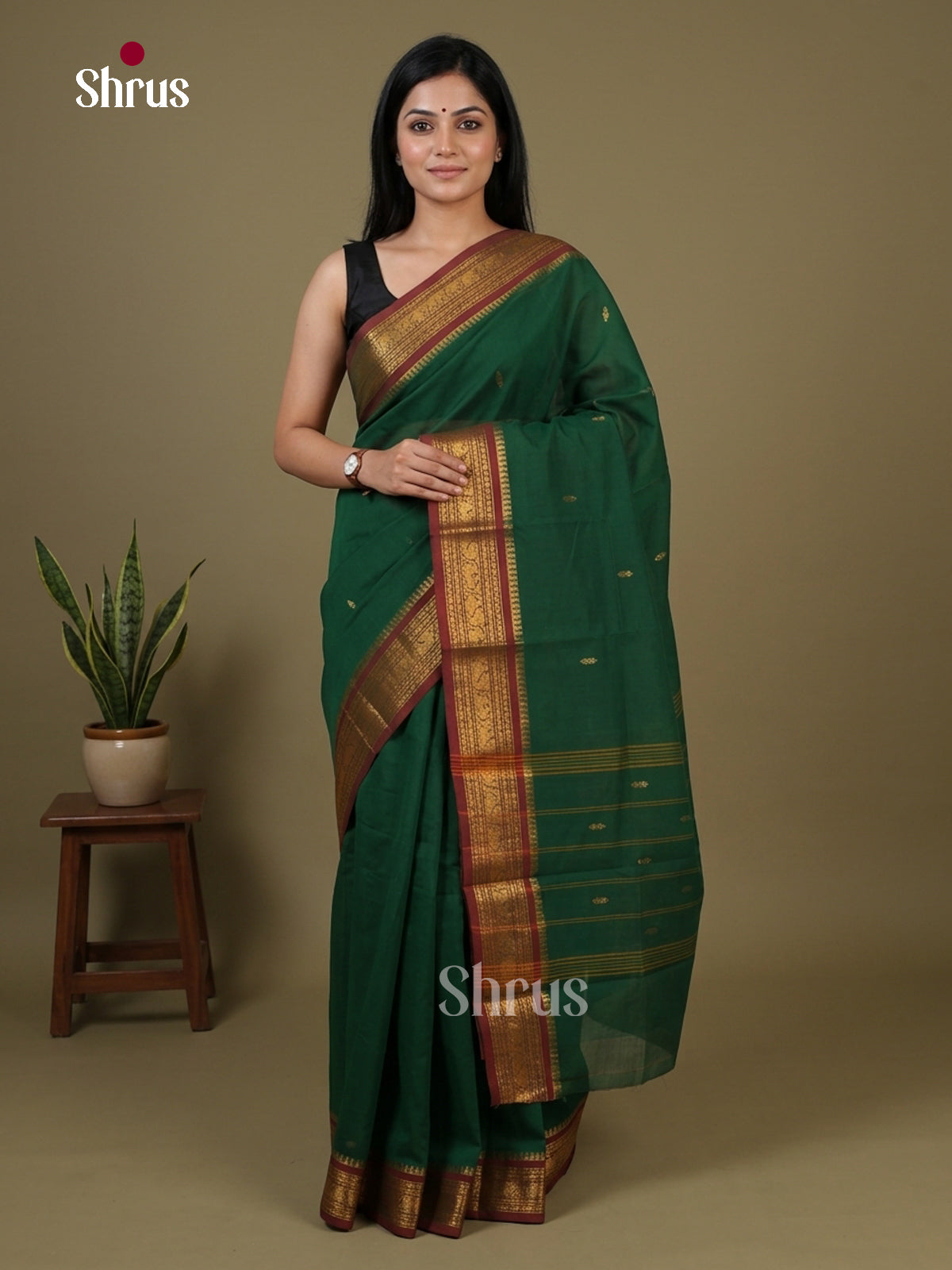 Chettinad Cotton Saree - EFS15247 - Shop on Shrus.com