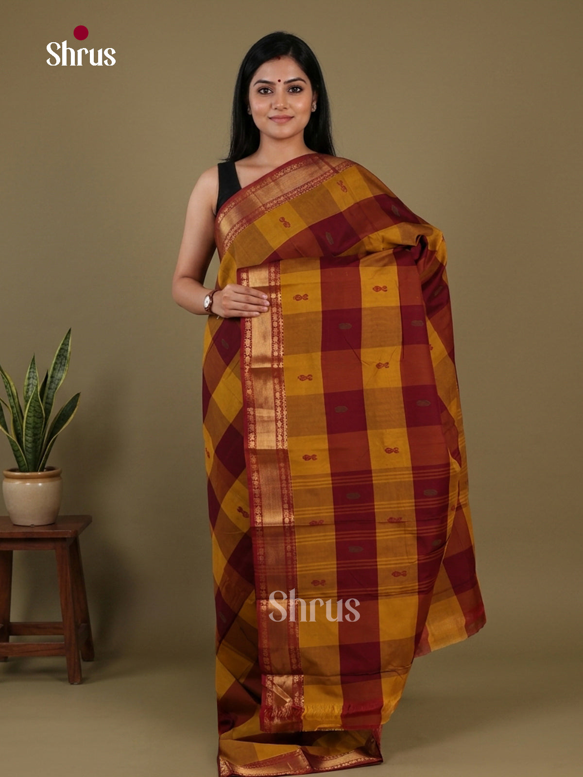 Chettinad Mix Cotton Saree - EFS16033 - Shop on Shrus.com