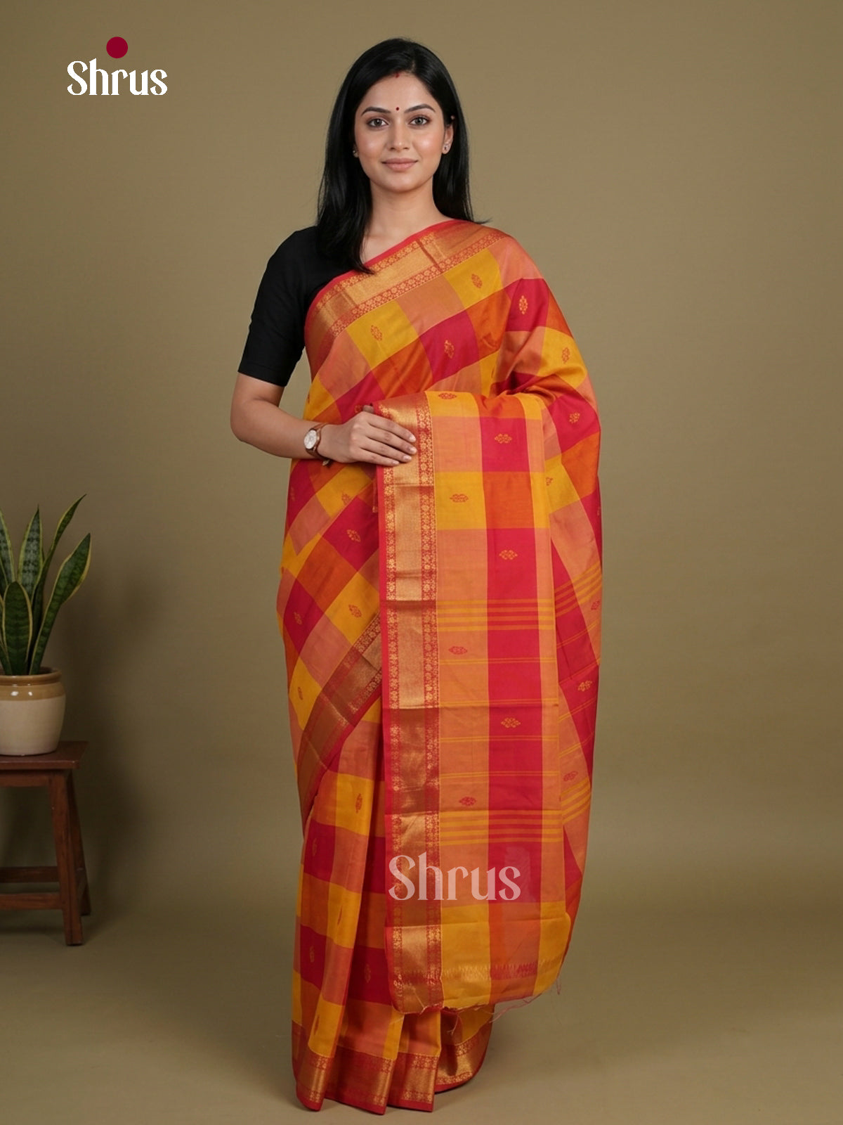 Chettinad Mix Cotton Saree - EFS16035 - Shop on Shrus.com