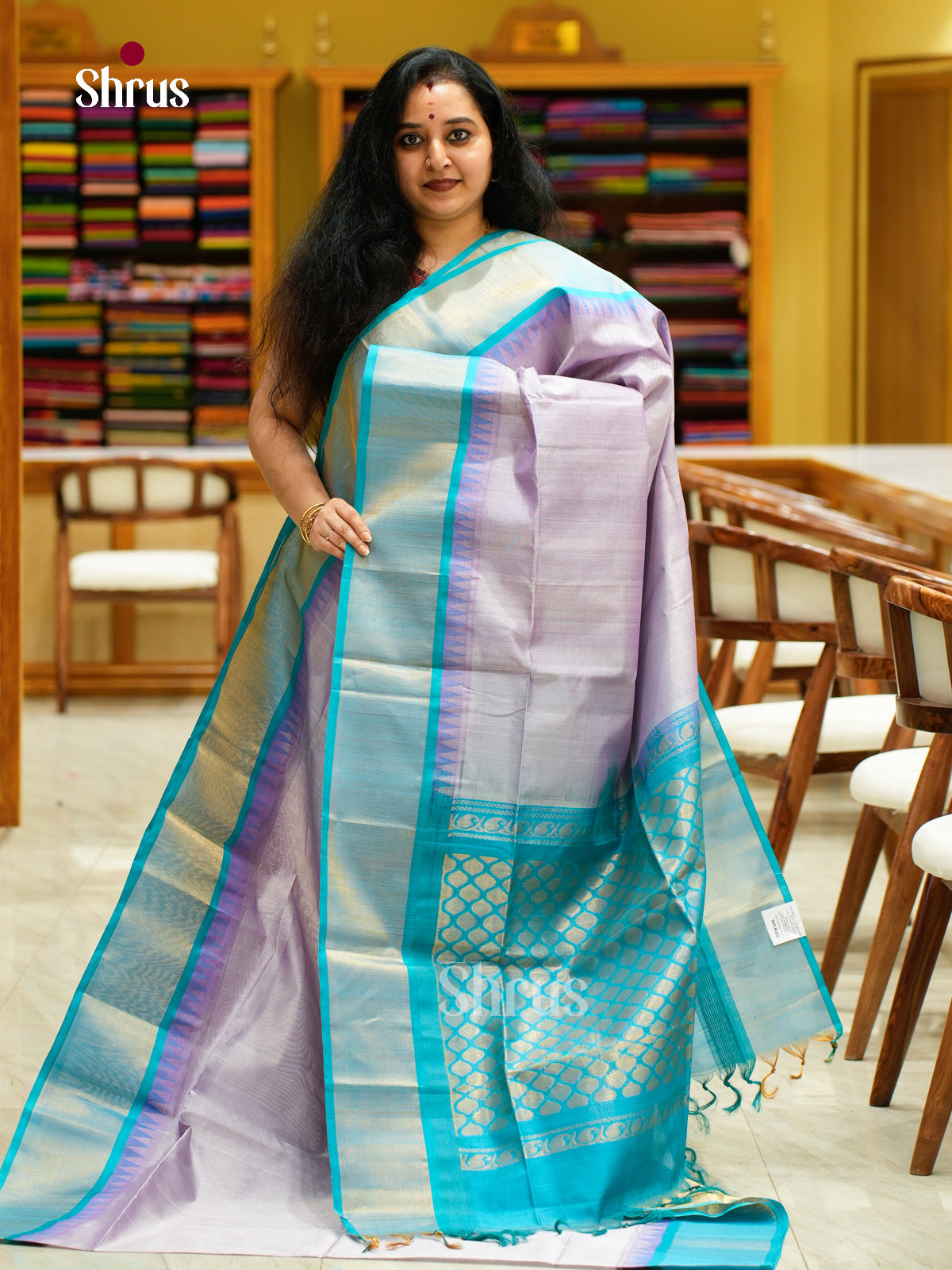 Silk Cotton Saree - EFS16087 - Shop on Shrus.com