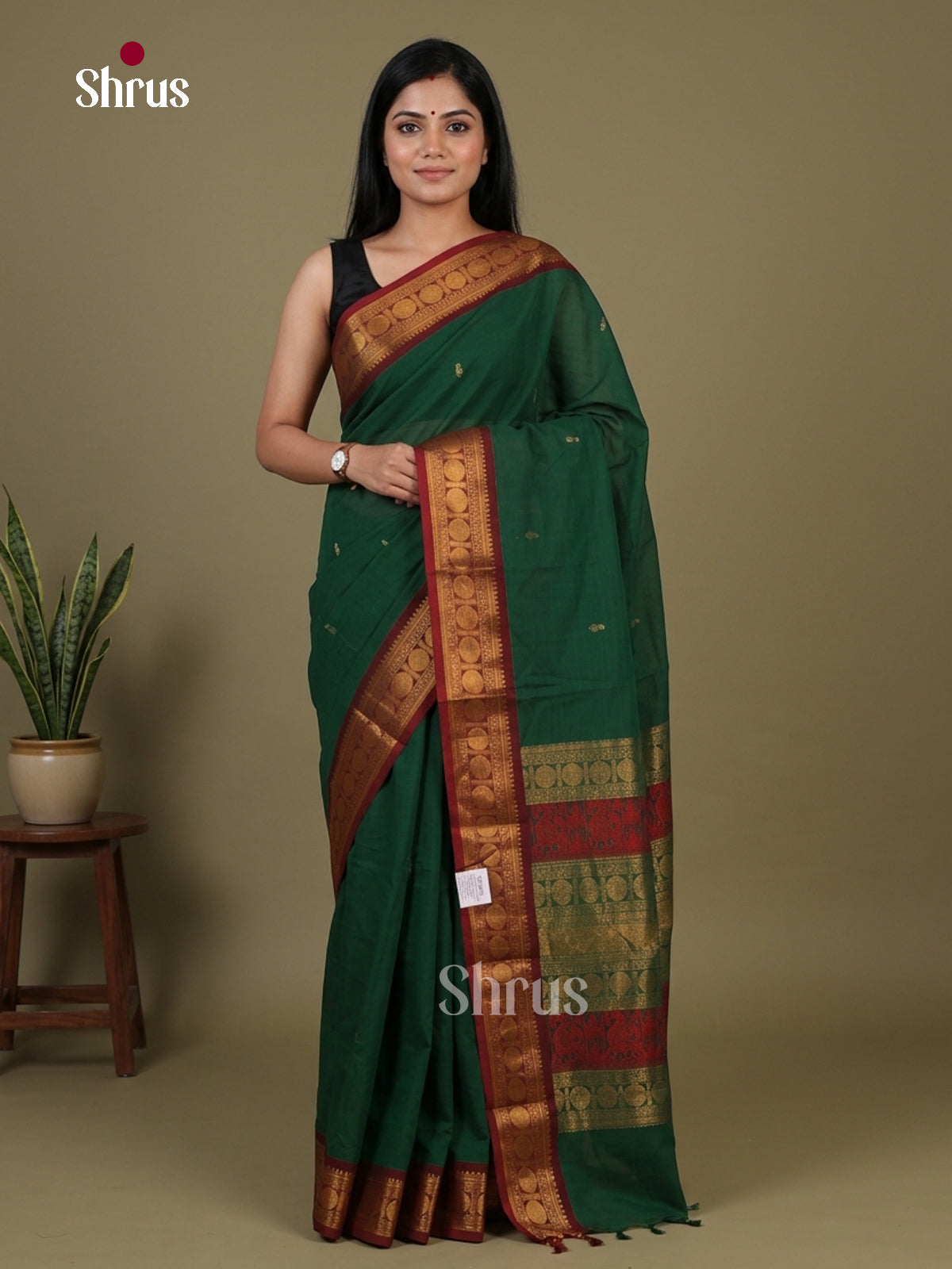 Chettinad Cotton Saree - EFS17002 - Shop on Shrus.com