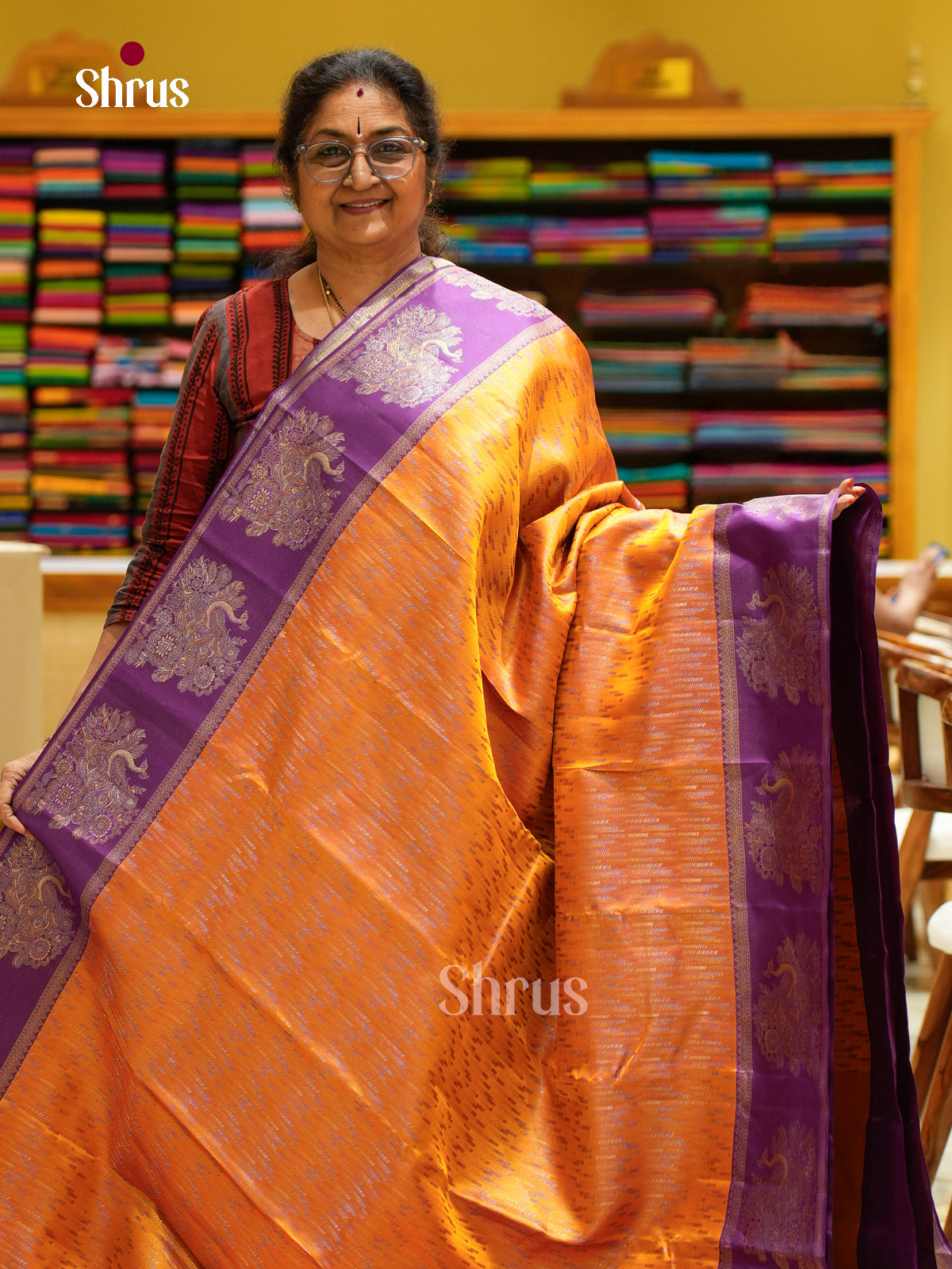 Kanchipuram silk Saree - EFS20012 - Shop on Shrus.com
