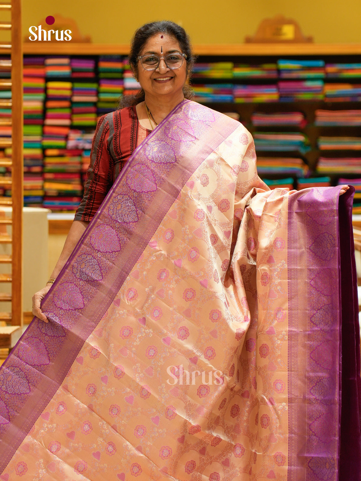 Kanchipuram silk Saree - EFS20024 - Shop on Shrus.com