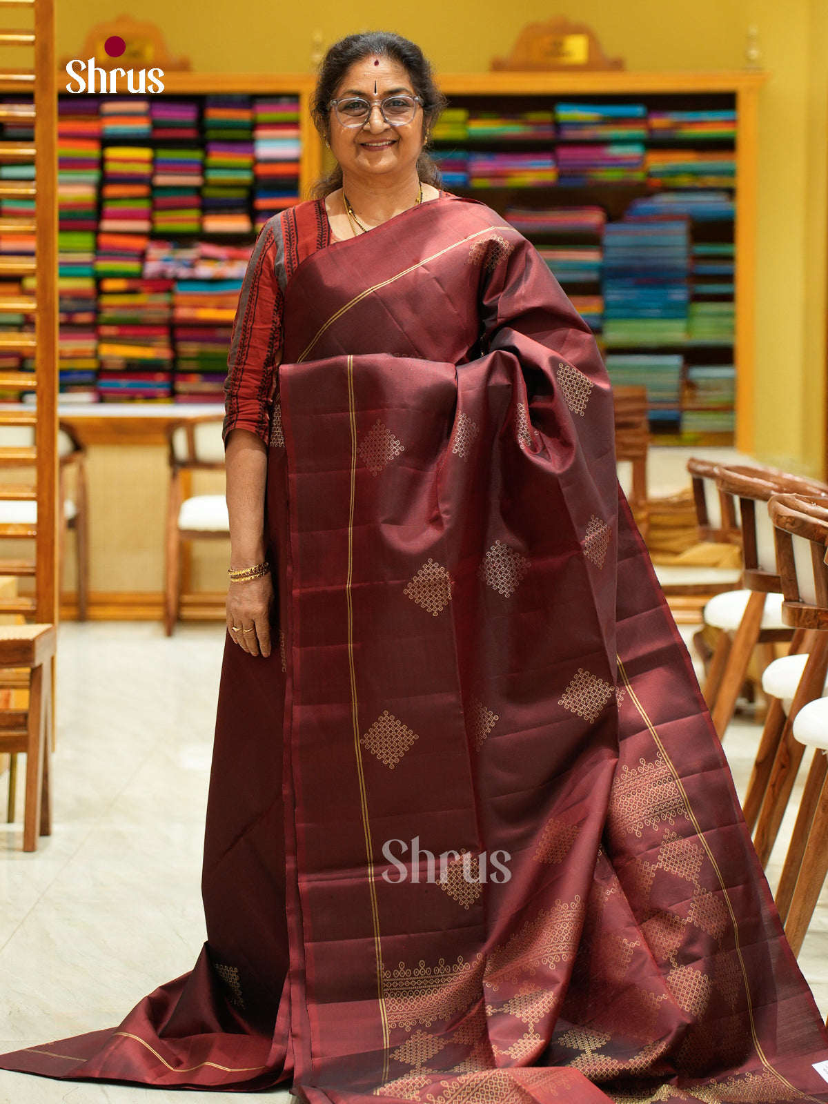Soft Silk Saree - EFS20027 - Shop on Shrus.com