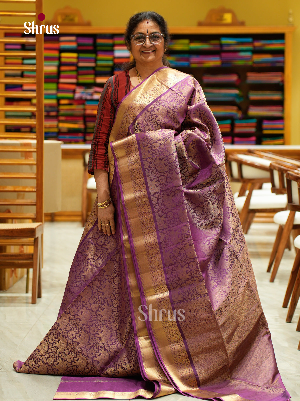 Soft Silk Saree - EFS20035 - Shop on Shrus.com