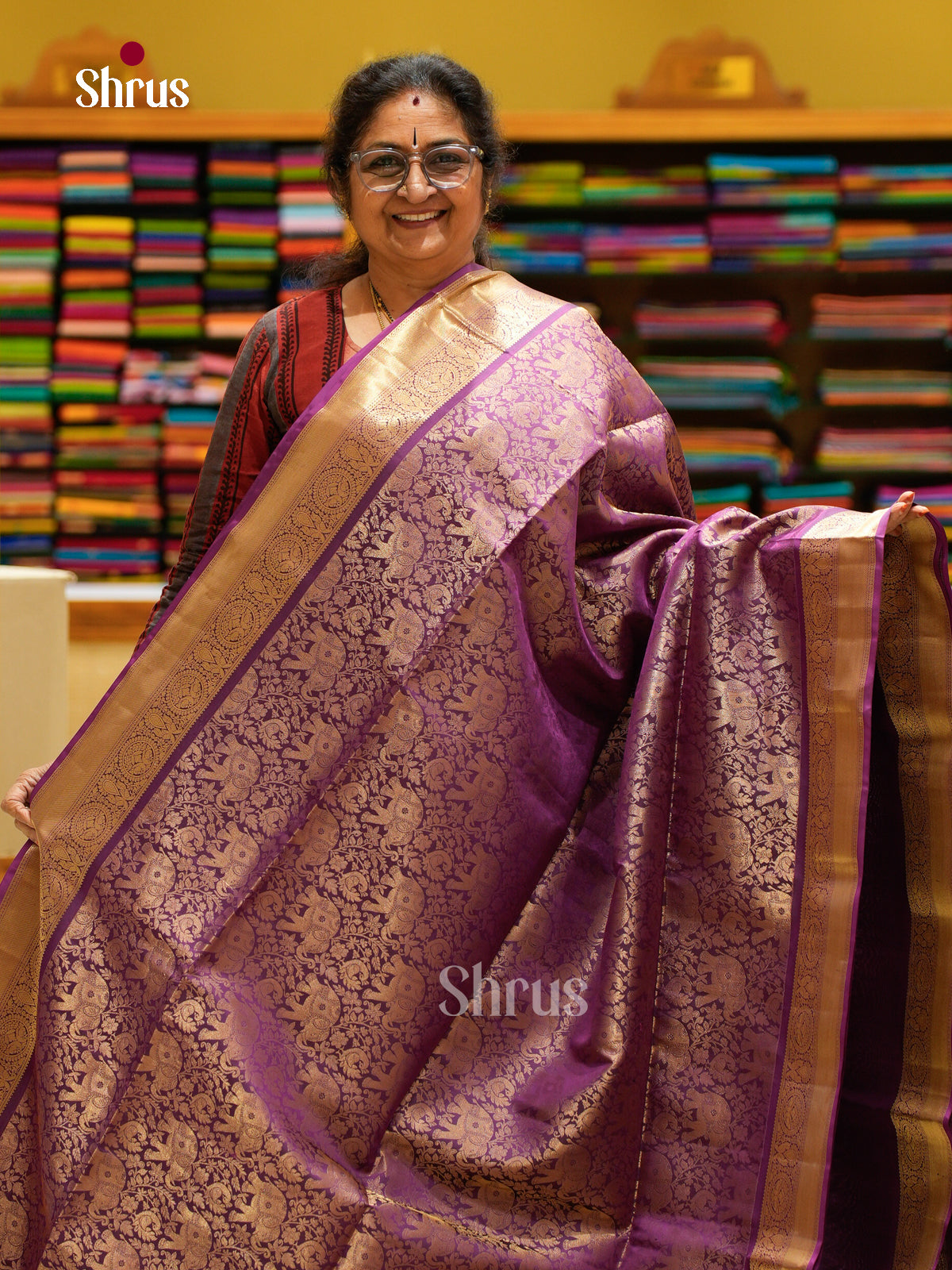 Soft Silk Saree - EFS20035 - Shop on Shrus.com