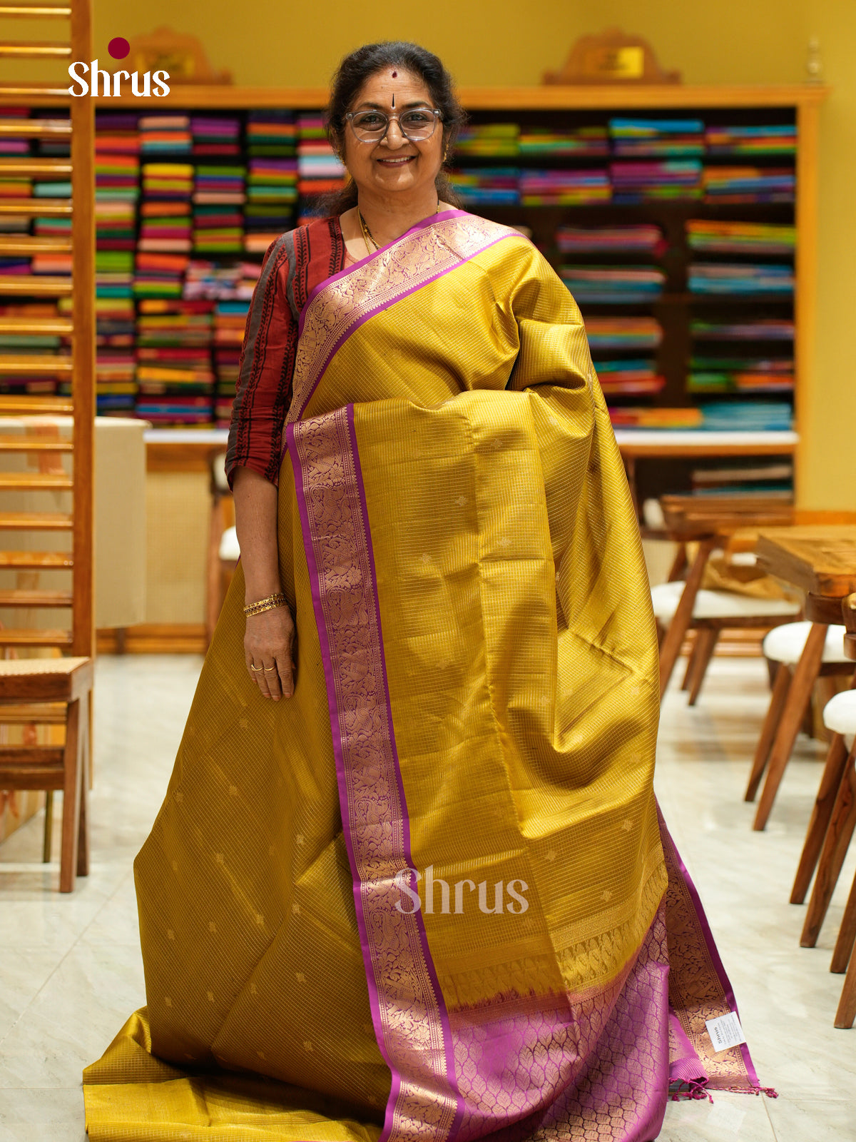 Soft Silk Saree - EFS20044 - Shop on Shrus.com