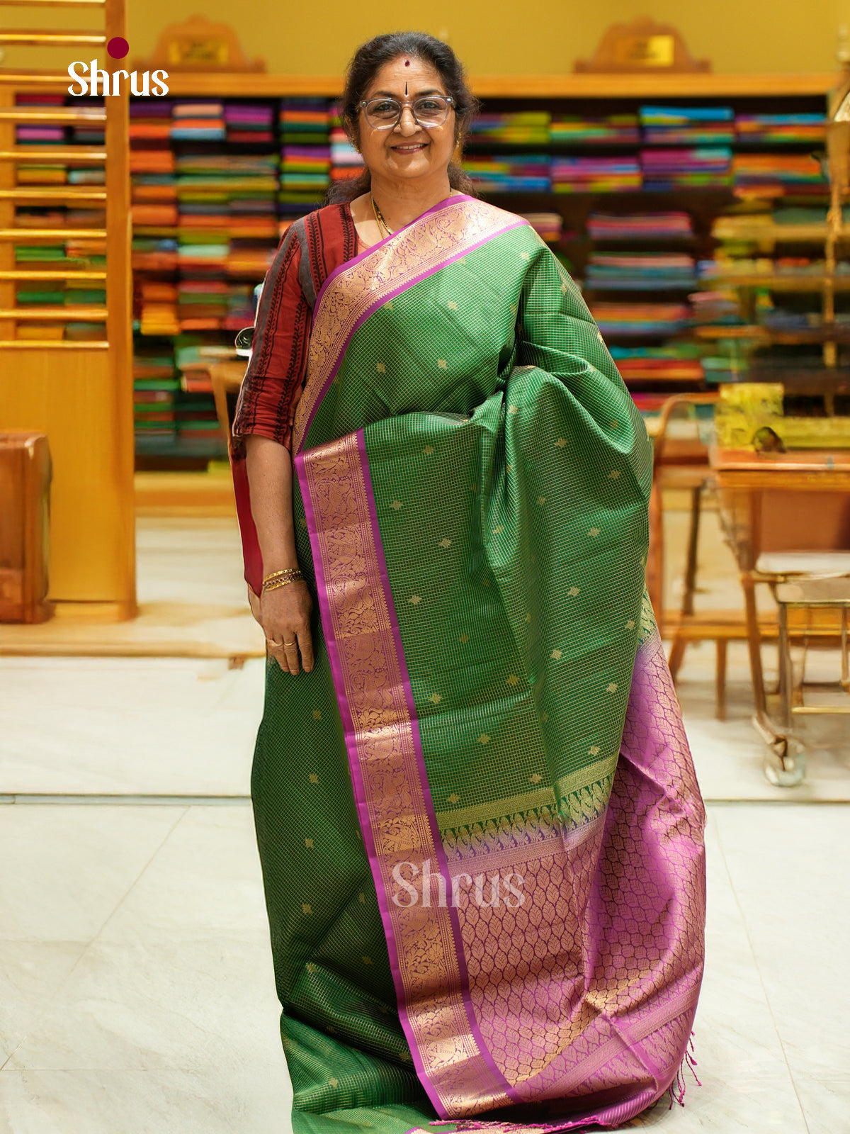 Soft Silk Saree - EFS20045 - Shop on Shrus.com