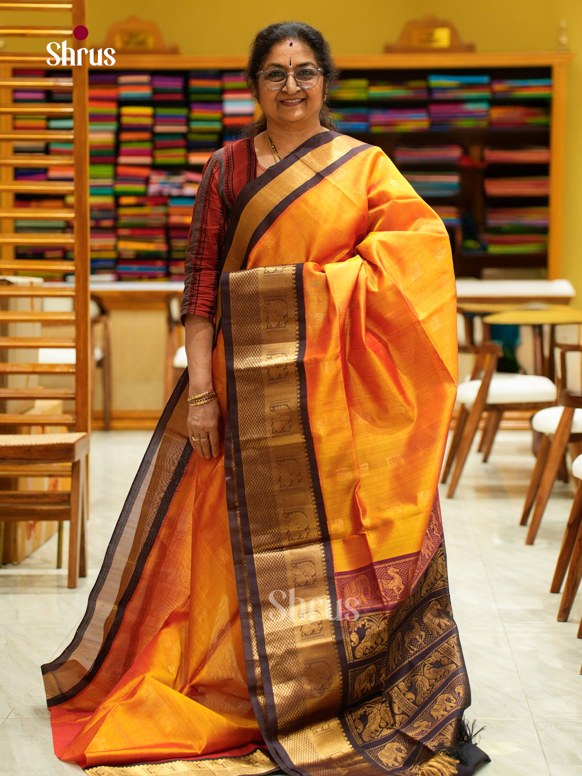 Silk Cotton Saree - EFS20100