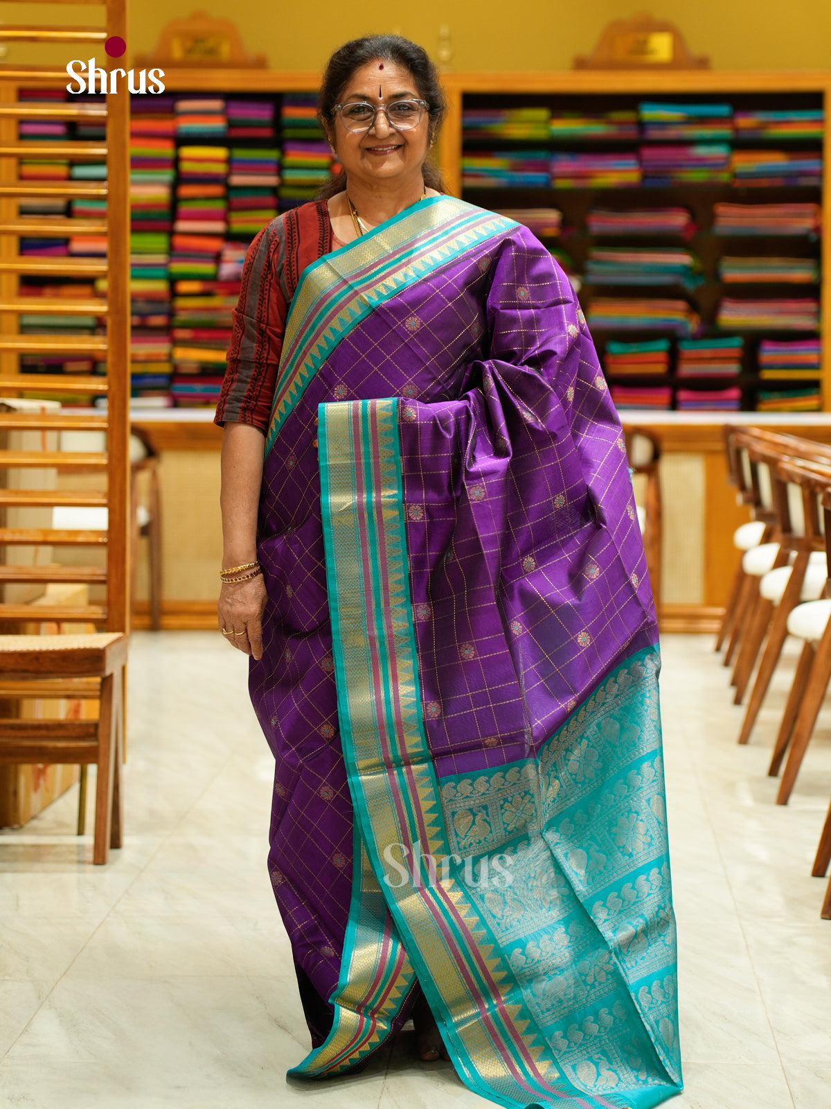 Silk Cotton Saree - EFS20111