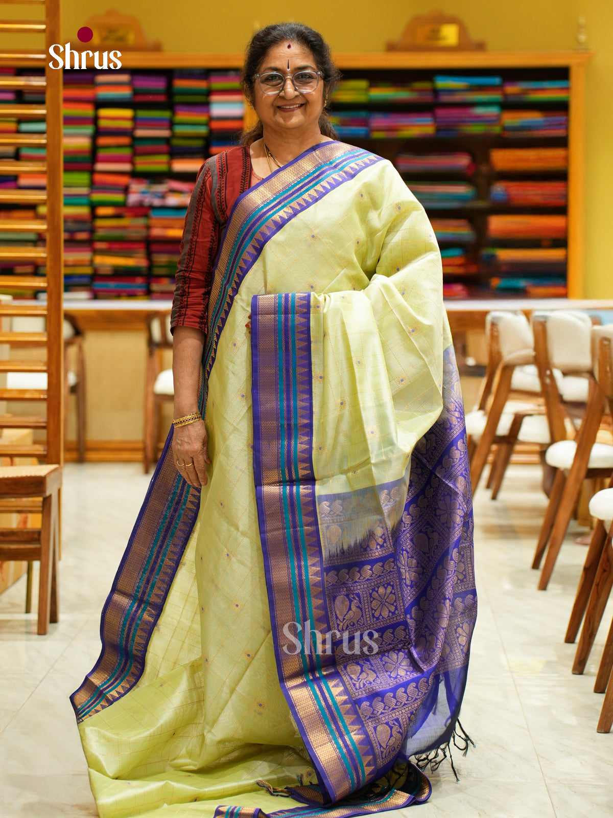 Silk Cotton Saree - EFS20113