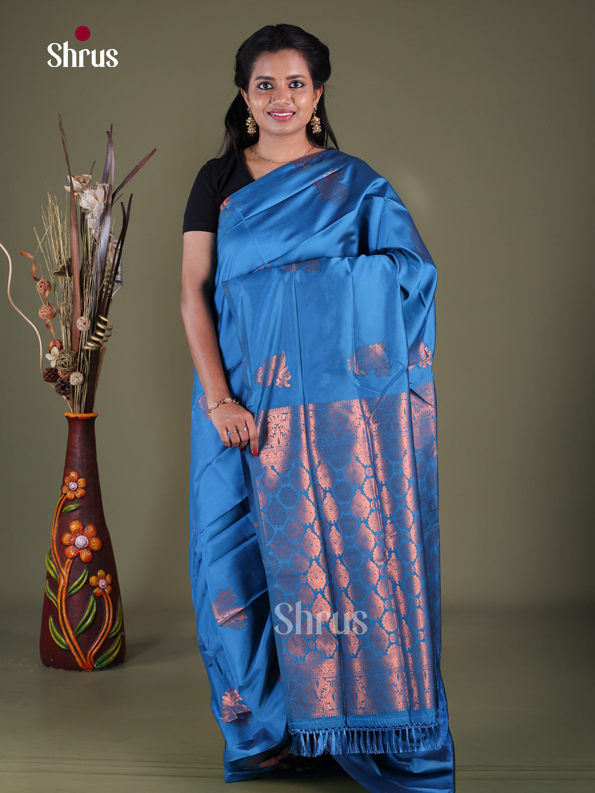Semi Softsilk Saree - EFS20143
