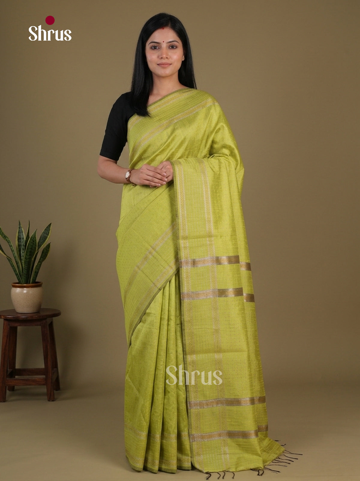 Semi Rawsilk Saree - EFS20235