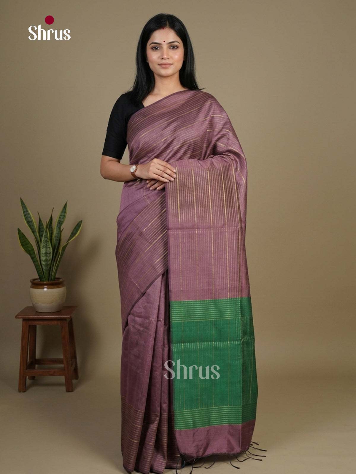 Semi Rawsilk Saree - EFS20250