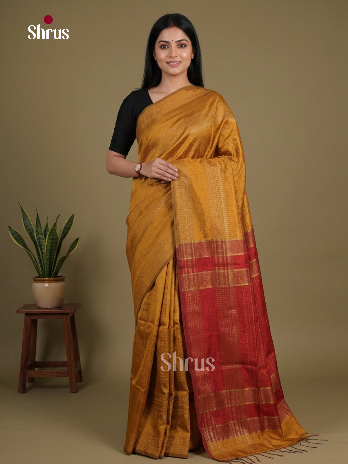 Semi Rawsilk Saree - EFS20309