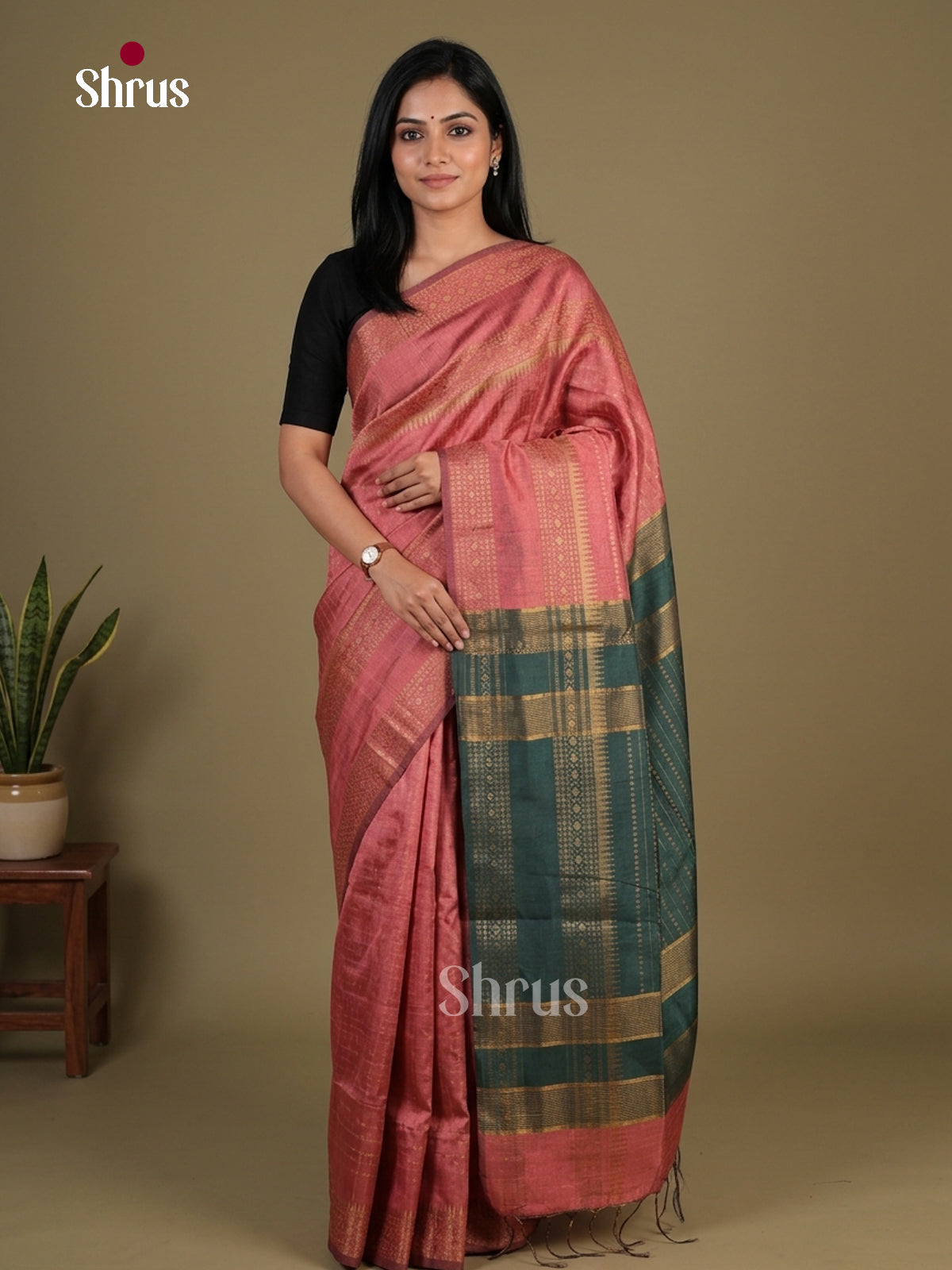 Semi Rawsilk Saree - EFS20317