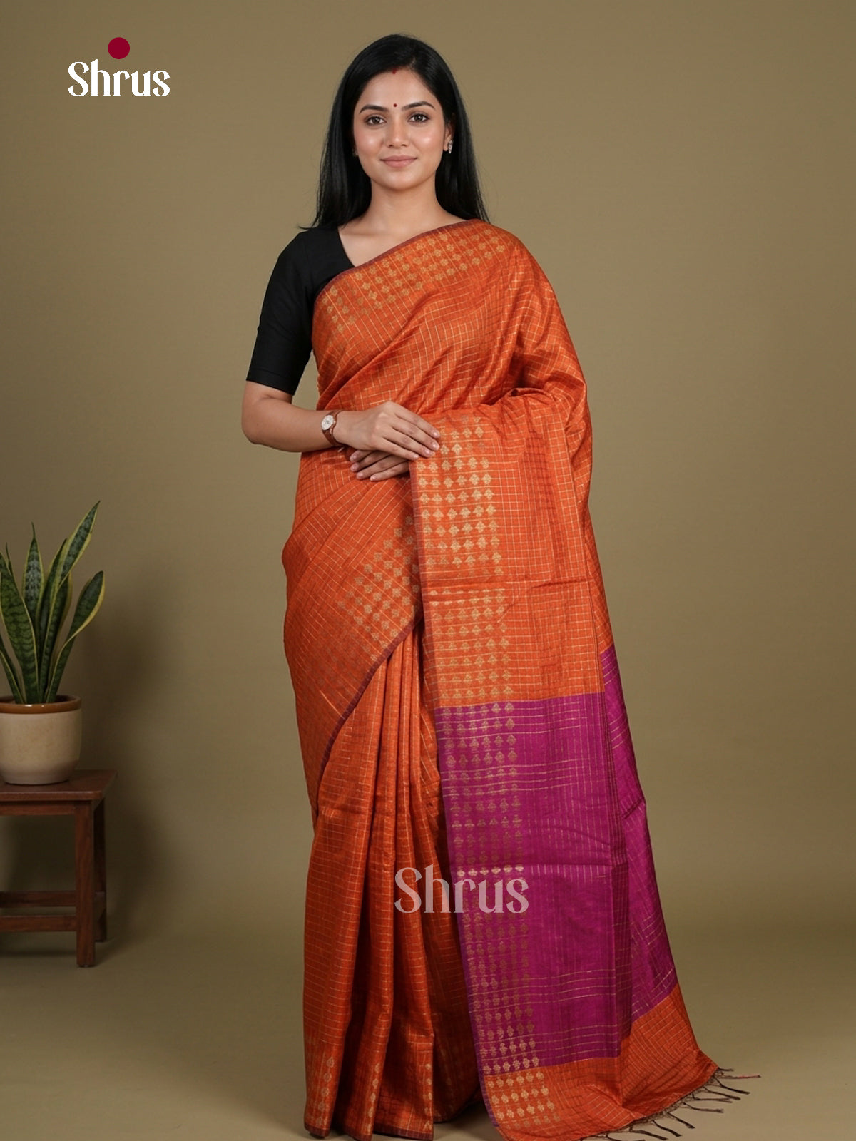 Semi Rawsilk Saree - EFS20392