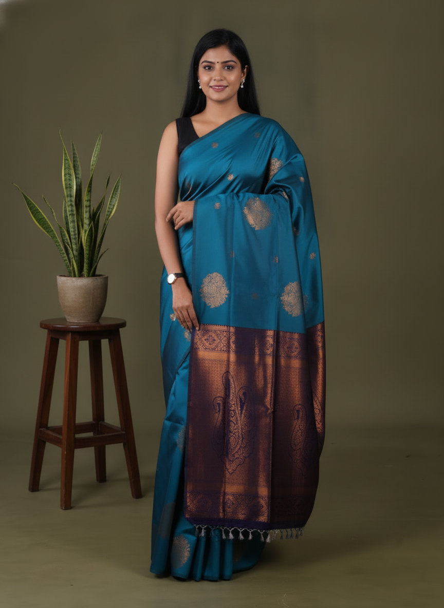 Semi Softsilk Saree - EFS22009