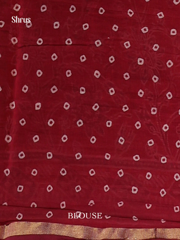 Chanderi Saree - EFS22151 - Shop on Shrus.com