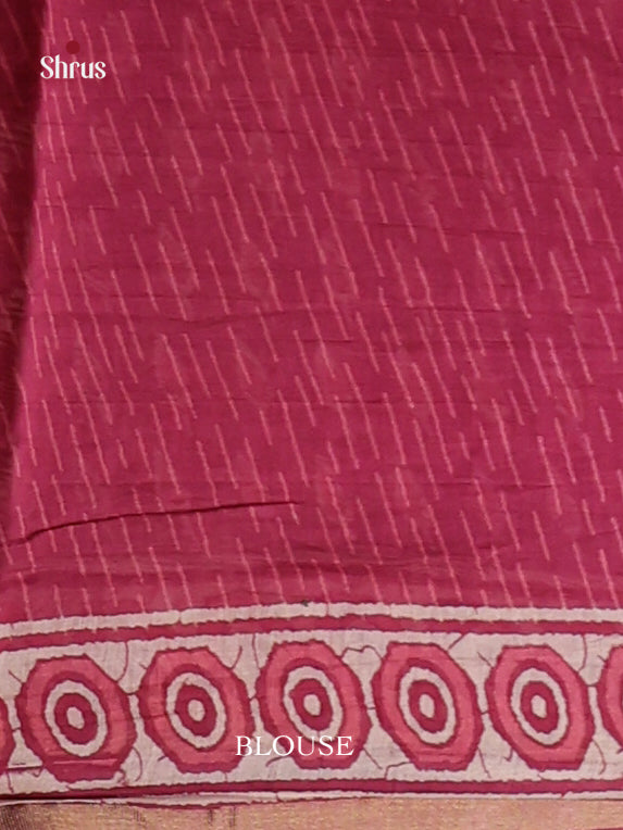 Chanderi Saree - EFS22165 - Shop on Shrus.com