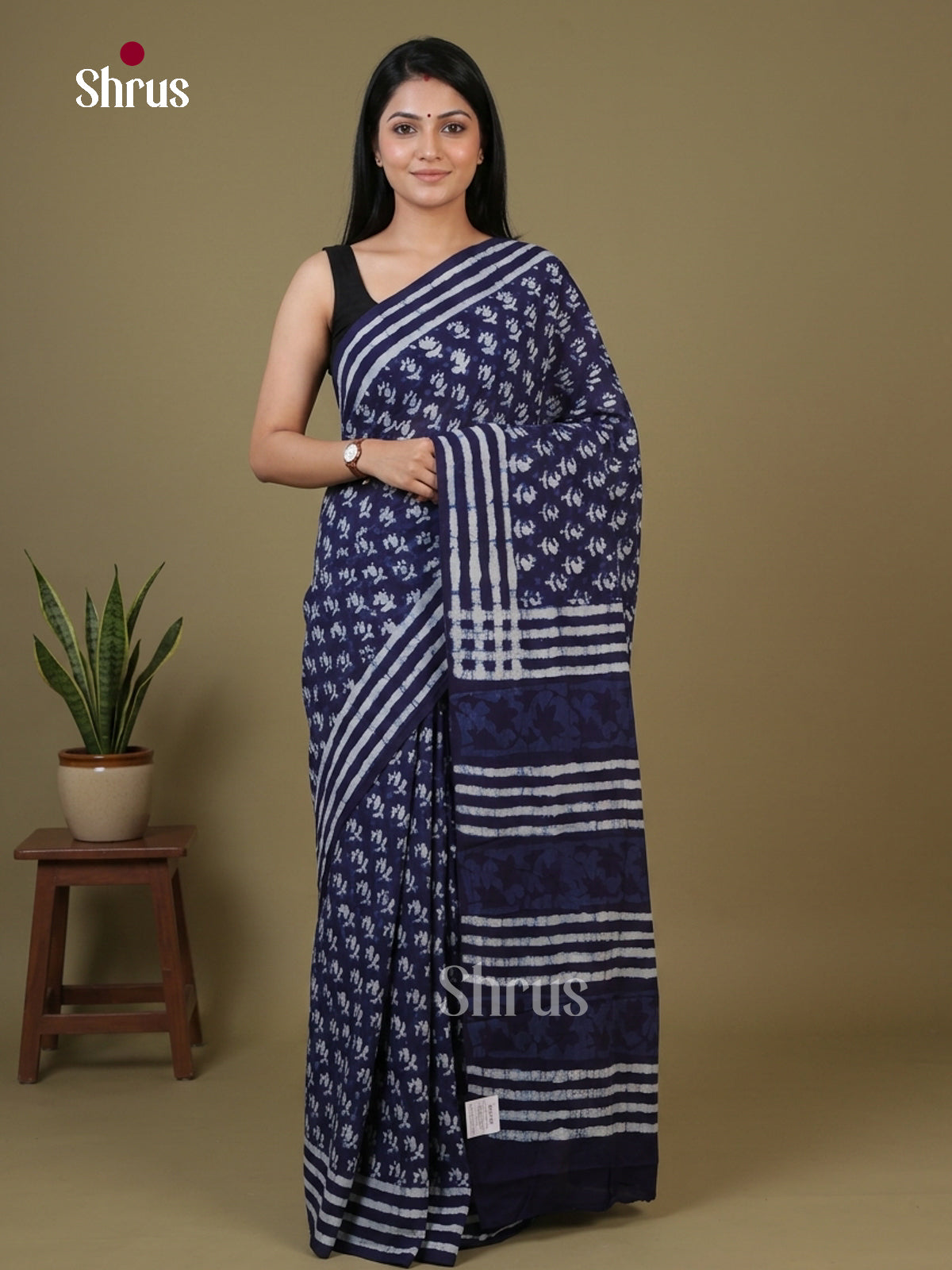 Muslin Silk Saree - EFS22188 - Shop on Shrus.com