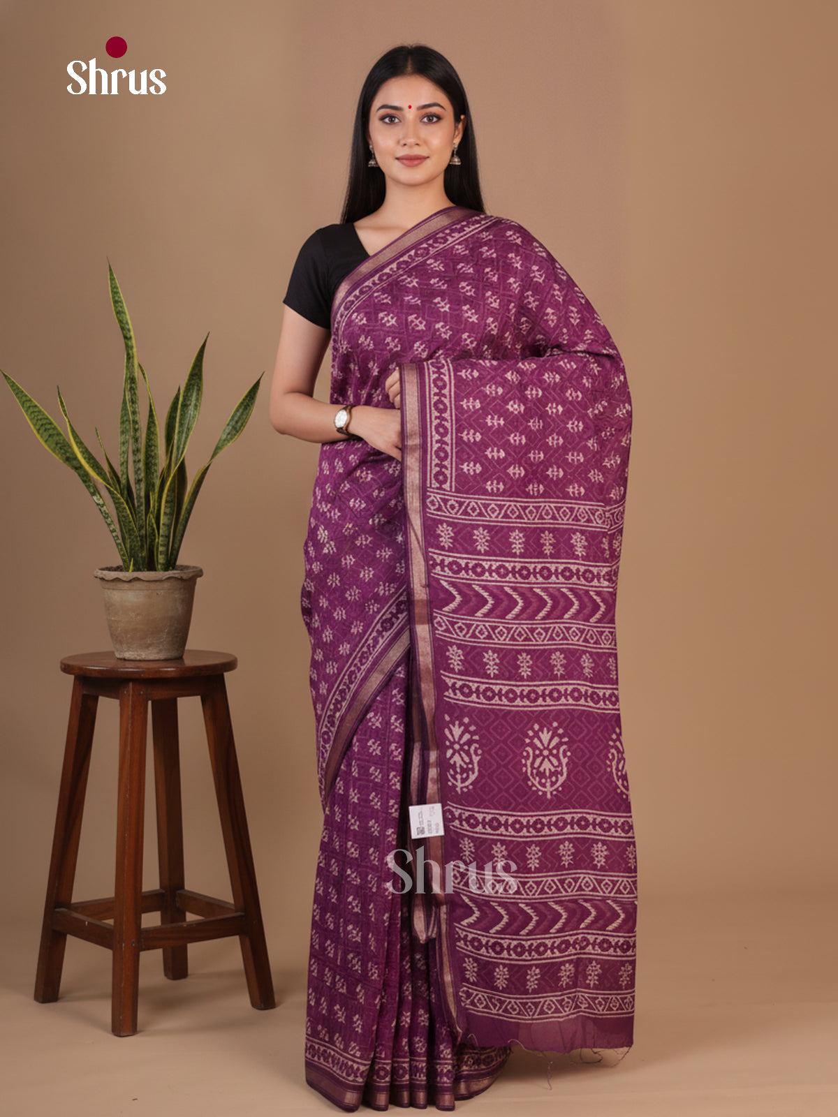 Chanderi Saree - EFS22326