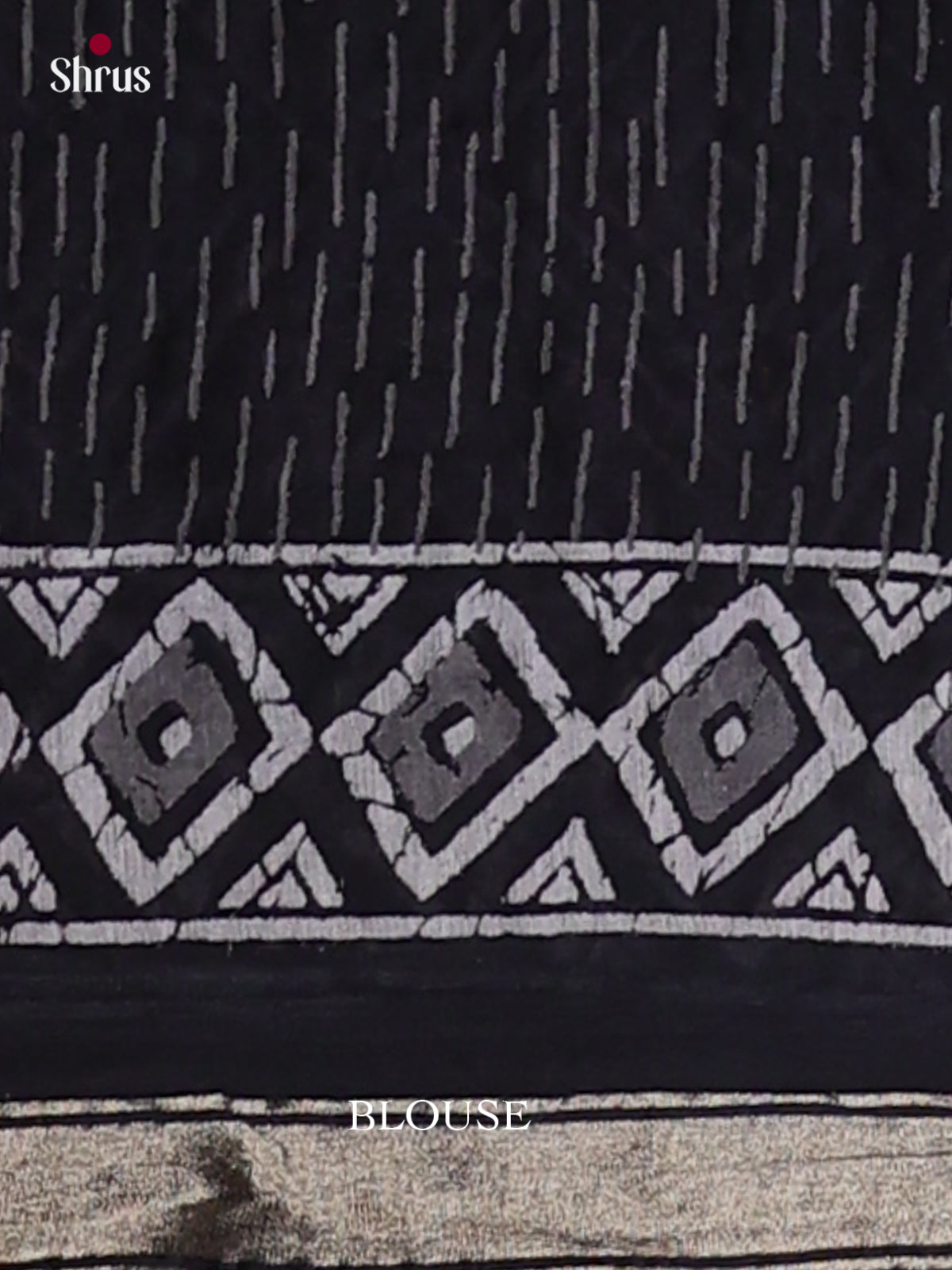 Black - Chanderi Saree