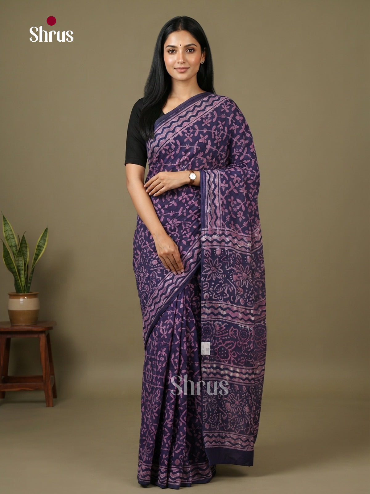 Modal Silk Saree - EFS22367 - Shop on Shrus.com