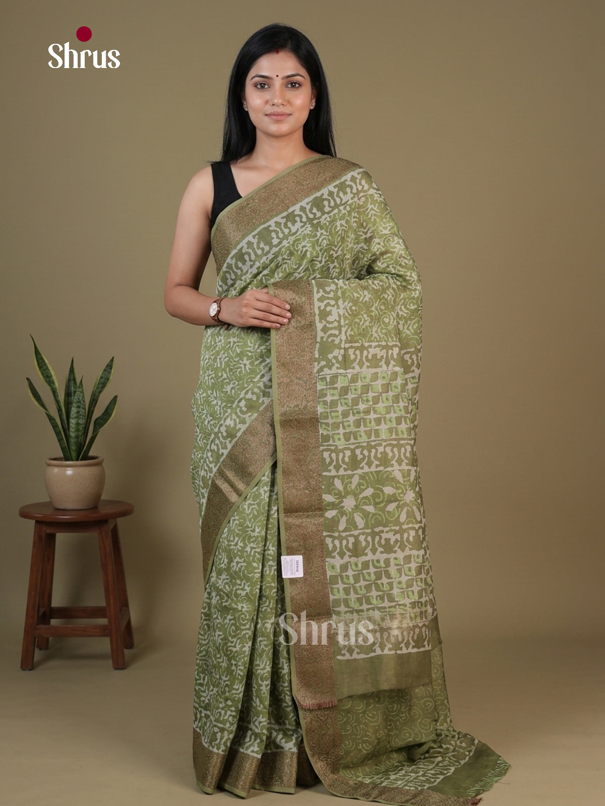 Green - Chanderi Saree