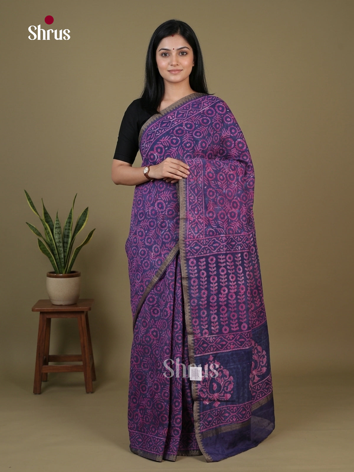 Chanderi Saree - EFS23110