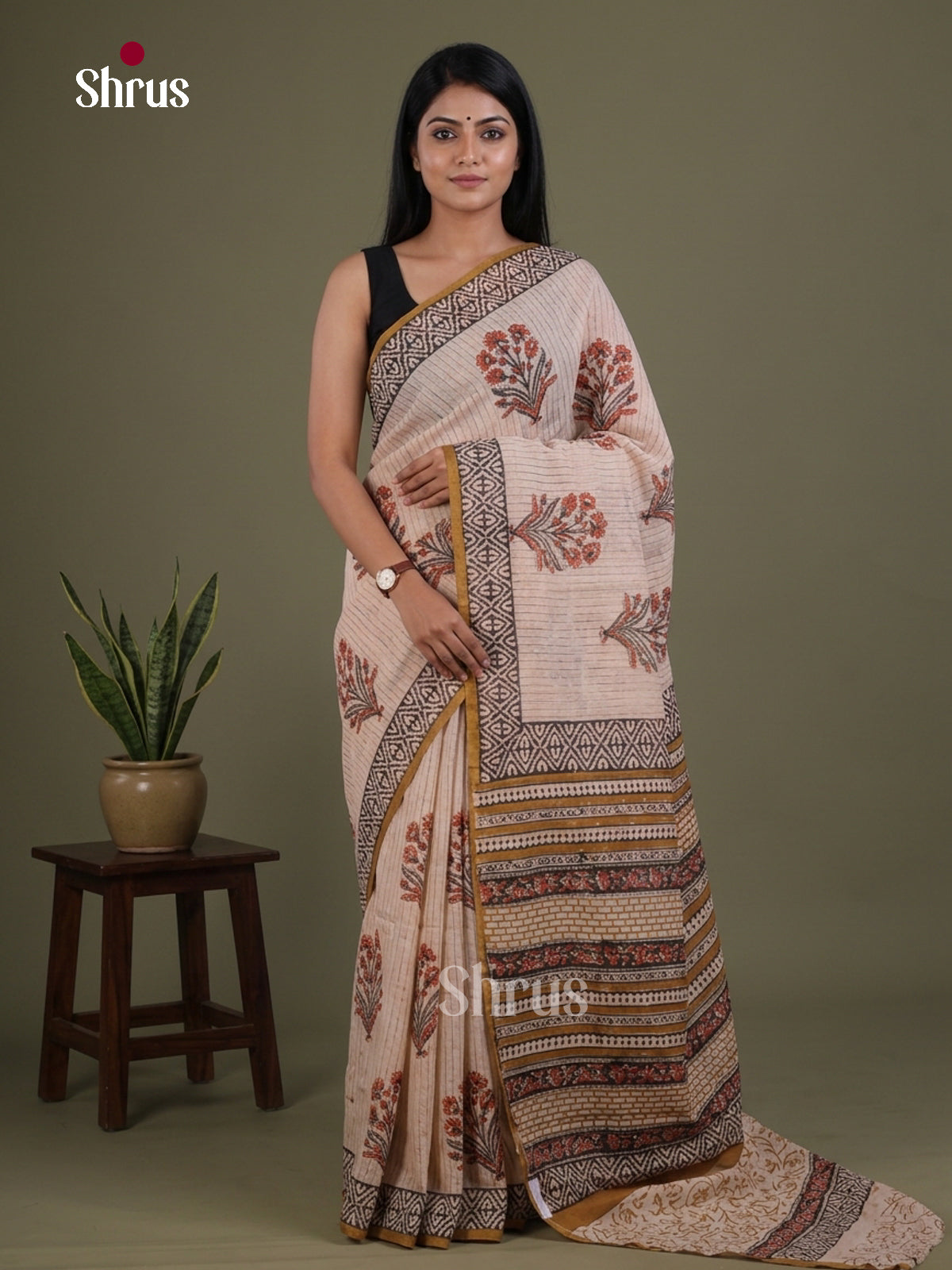 Chanderi Saree - EFS23217