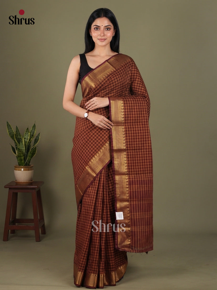 Chettinad Cotton Saree - EFS24031 - Shop on Shrus.com