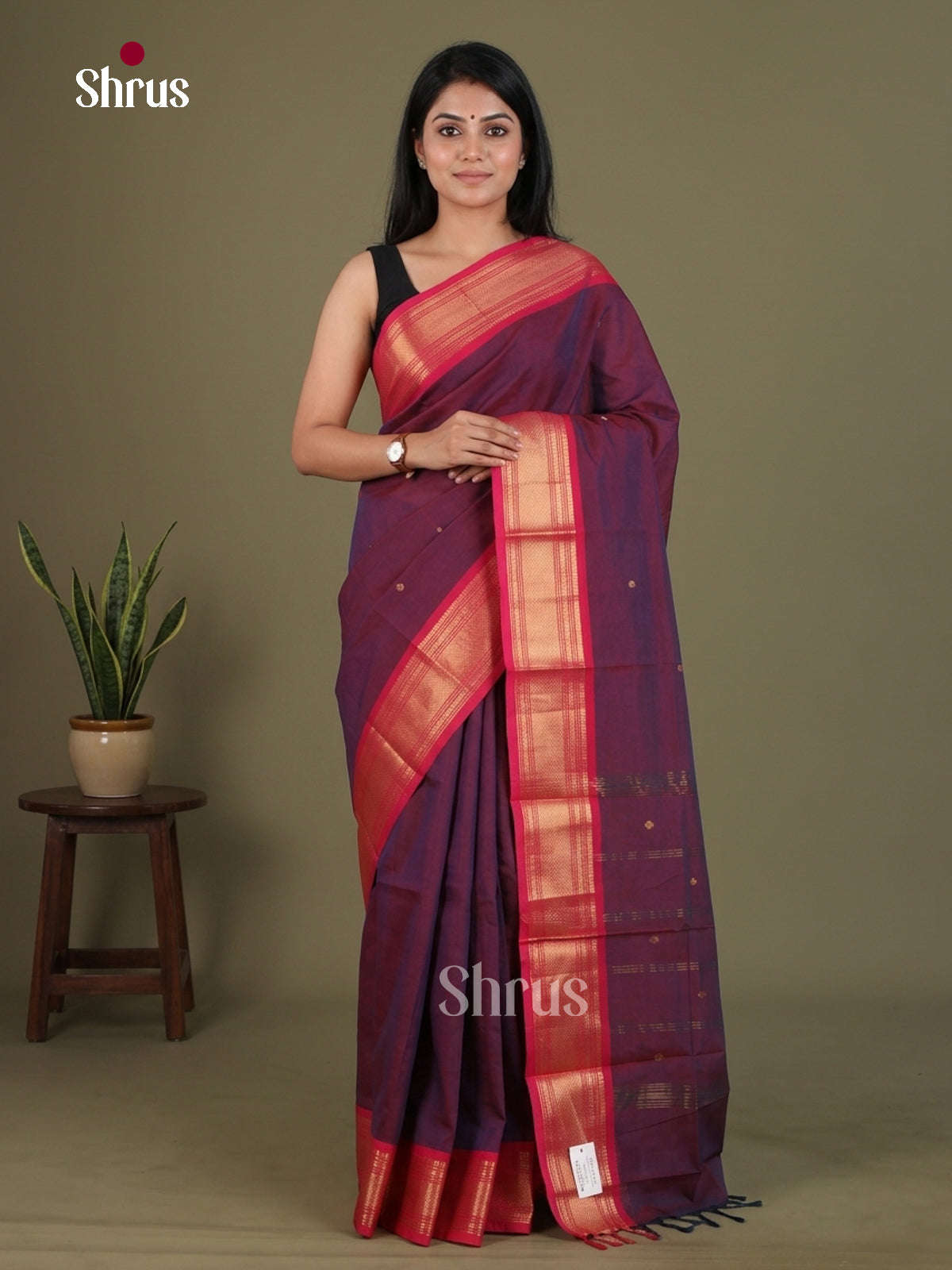 Chettinad Cotton Saree - EFS24044 - Shop on Shrus.com