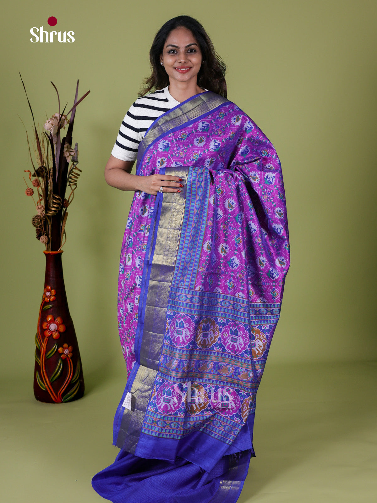 Semi Patola Saree - EFS24090