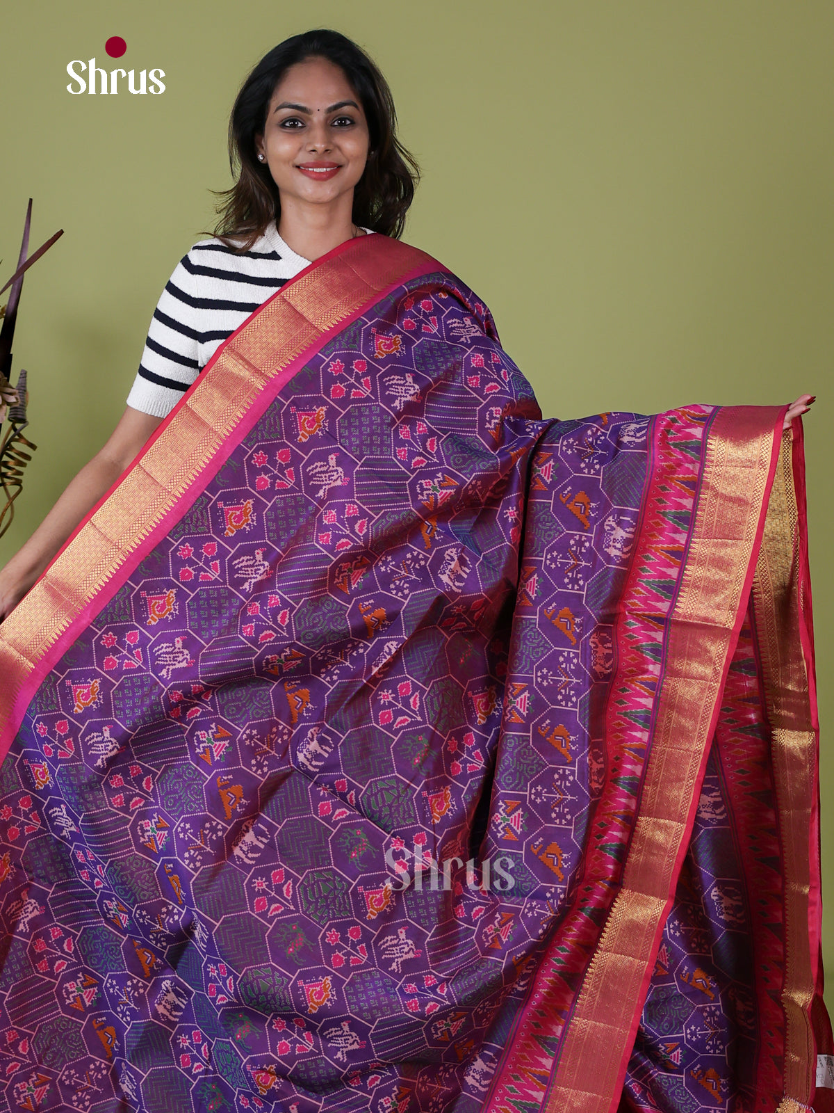 Semi Patola Saree - EFS24092