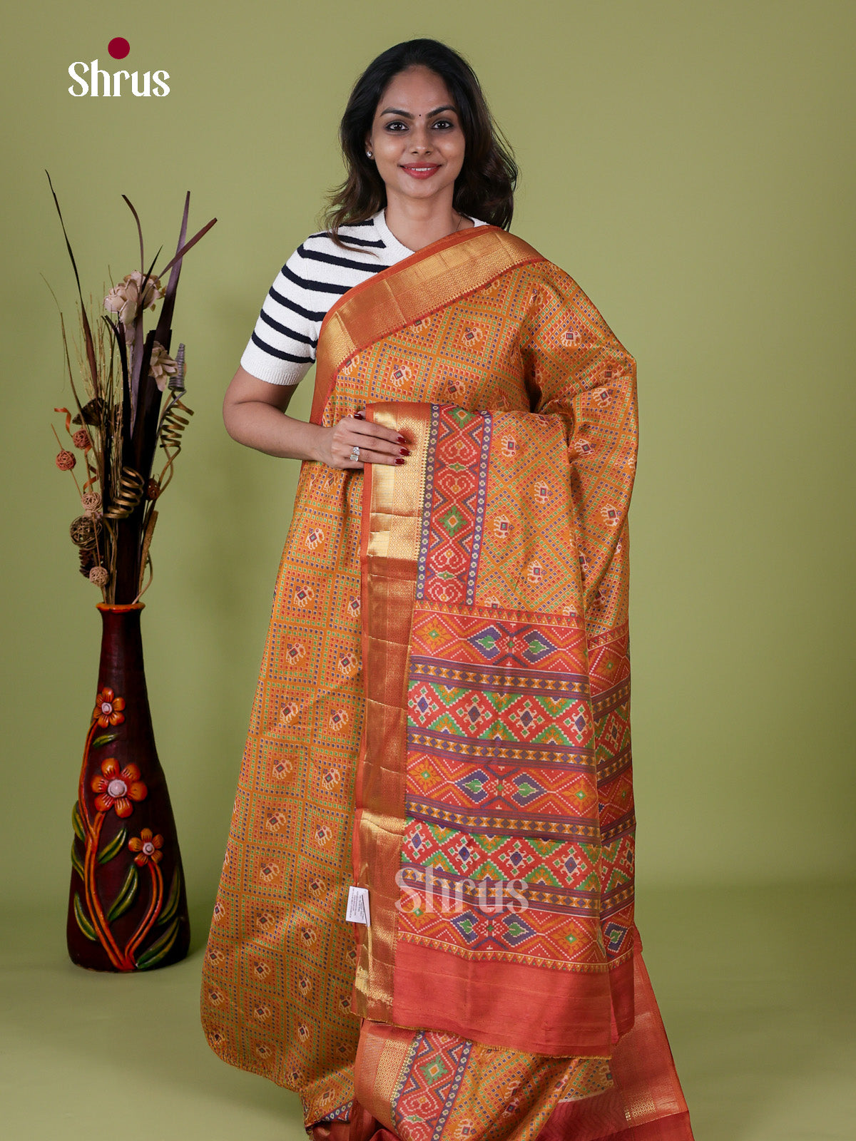Semi Patola Saree - EFS24110