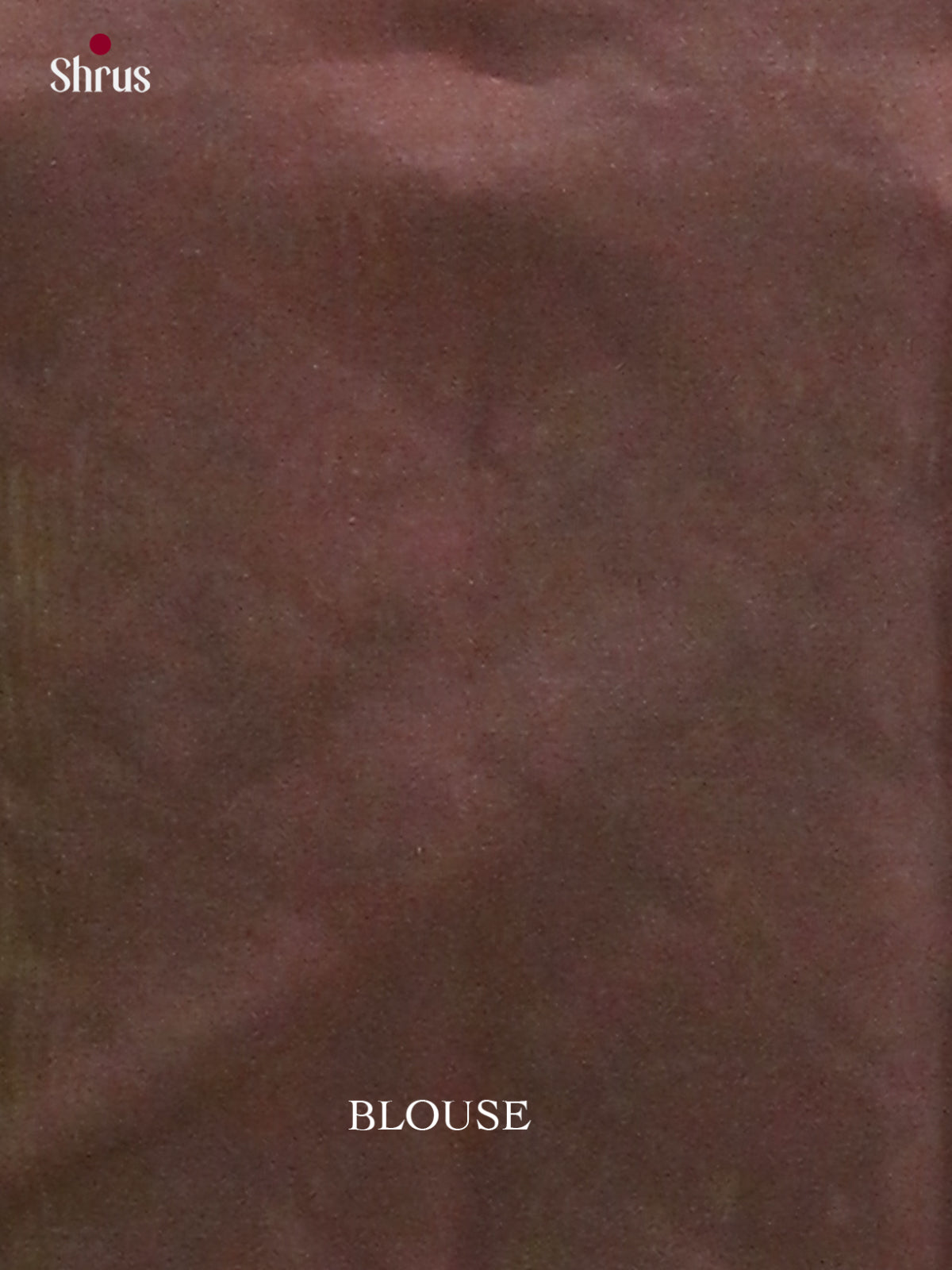 Olive Green Halfpure Soft Silk Saree with Floral Buttas | Dark Brown Contrast Border - Shop on Shrus.com