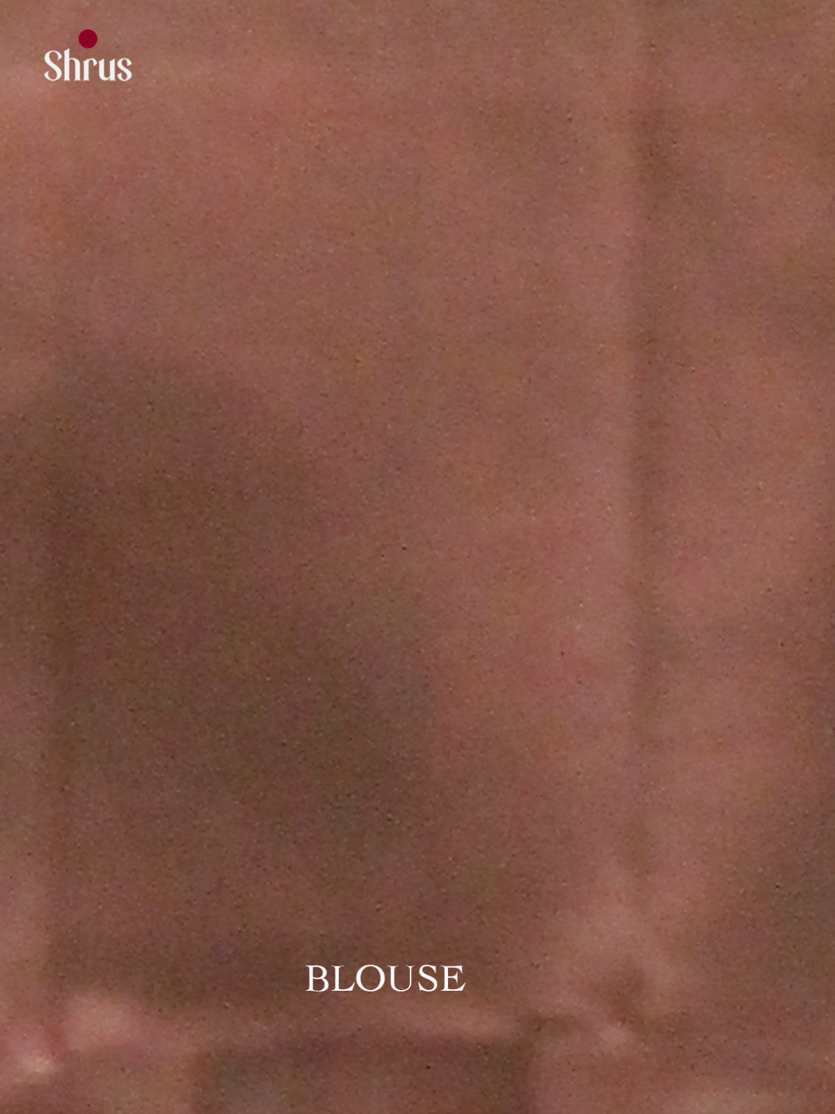 Rust Orange Halfpure Soft Silk Saree with Square Buttas | Dark Brown Contrast Border - Shop on Shrus.com