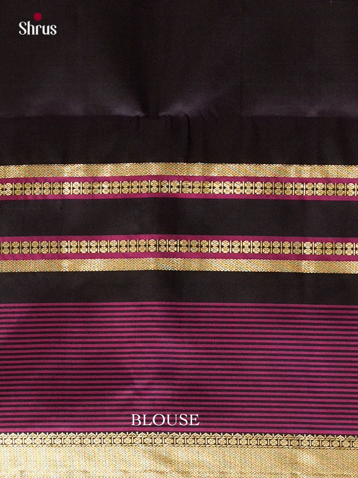 Purple Soft Silk Saree with Floral Buttas | Magenta Self Border - Shop on Shrus.com