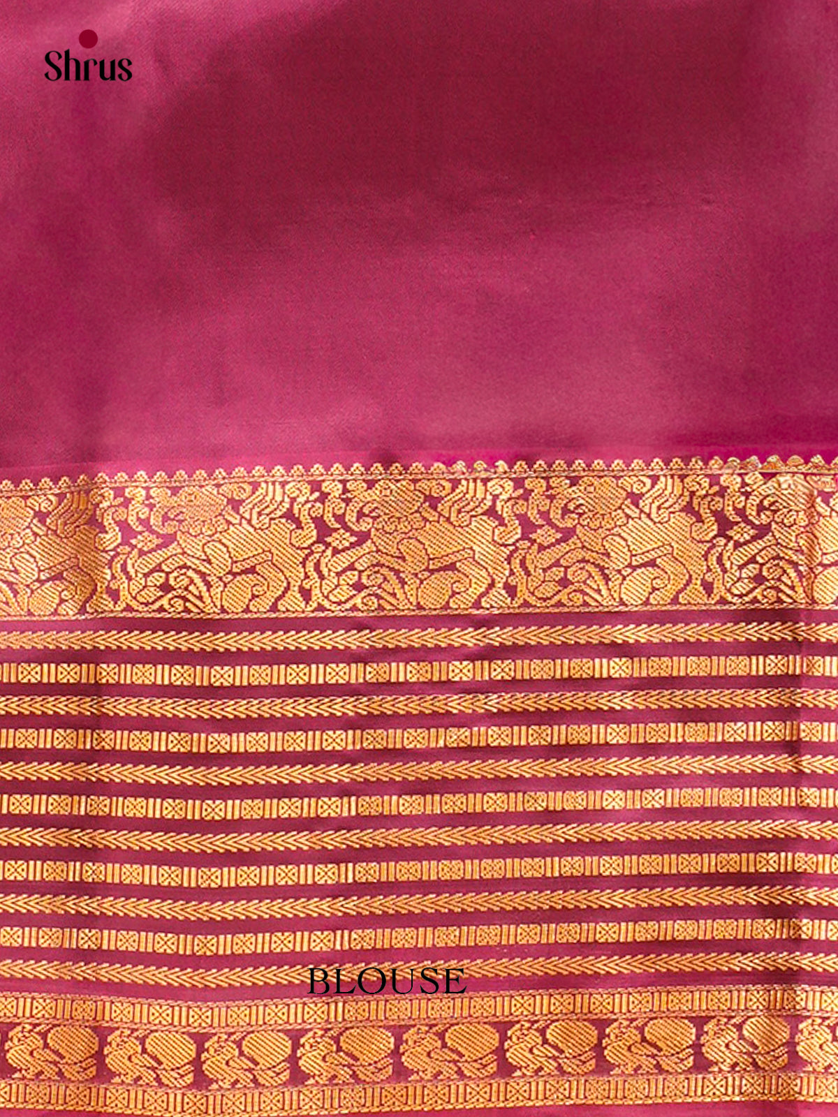 Kanchipuram silk Saree - EFS27105 - Shop on Shrus.com
