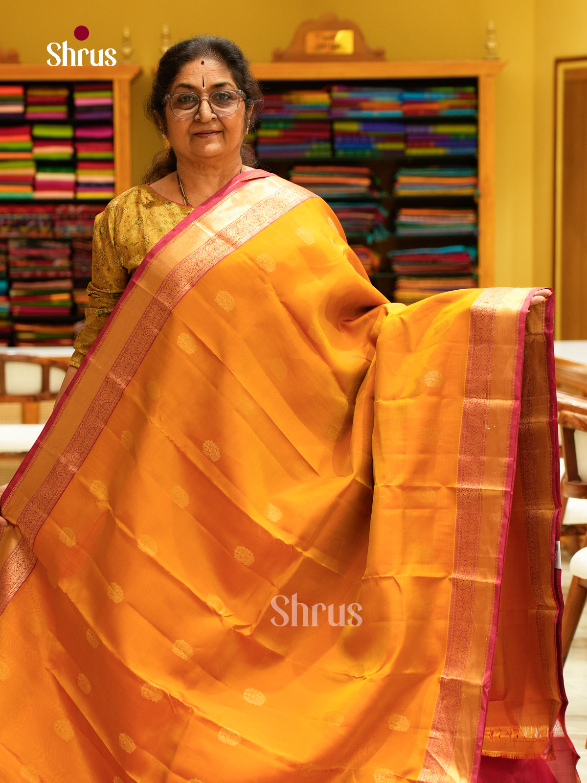 Kanchipuram silk Saree - EFS27113 - Shop on Shrus.com