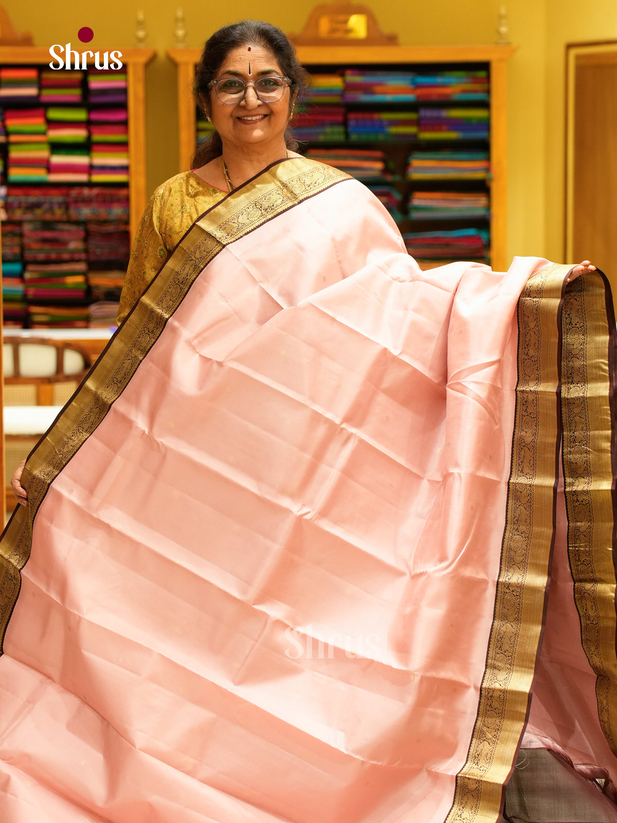 Kanchipuram silk Saree - EFS27198 - Shop on Shrus.com