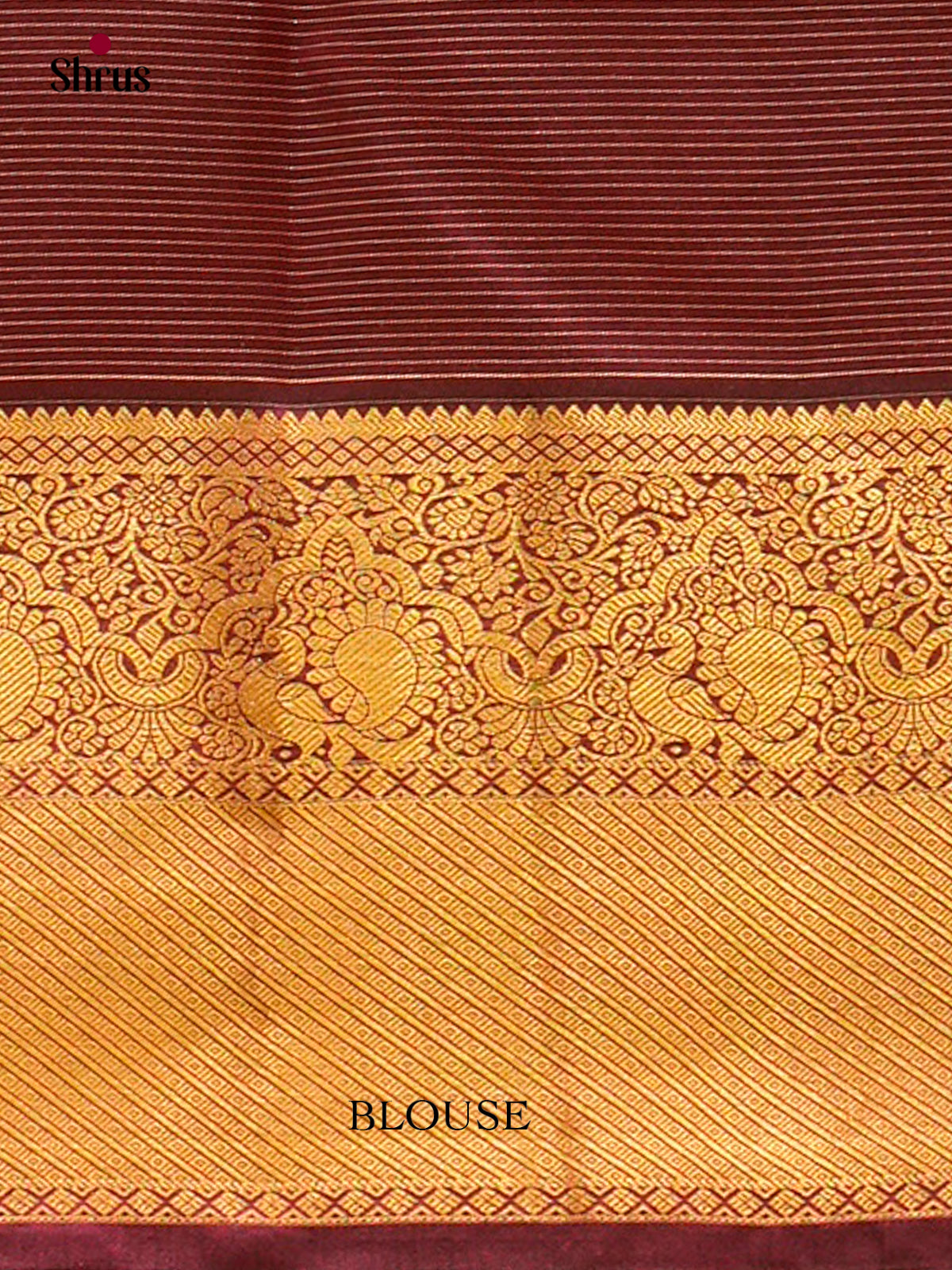 Kanchipuram silk Saree - EFS27273 - Shop on Shrus.com