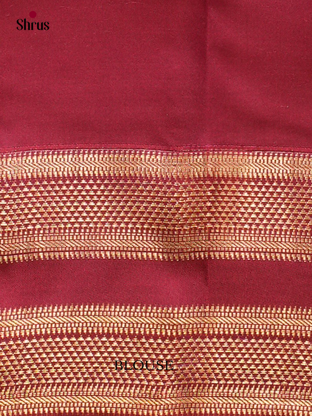 Pink Kanchipuram Silk Saree with Floral Buttas | Wine Contrast Border — EFS27299
