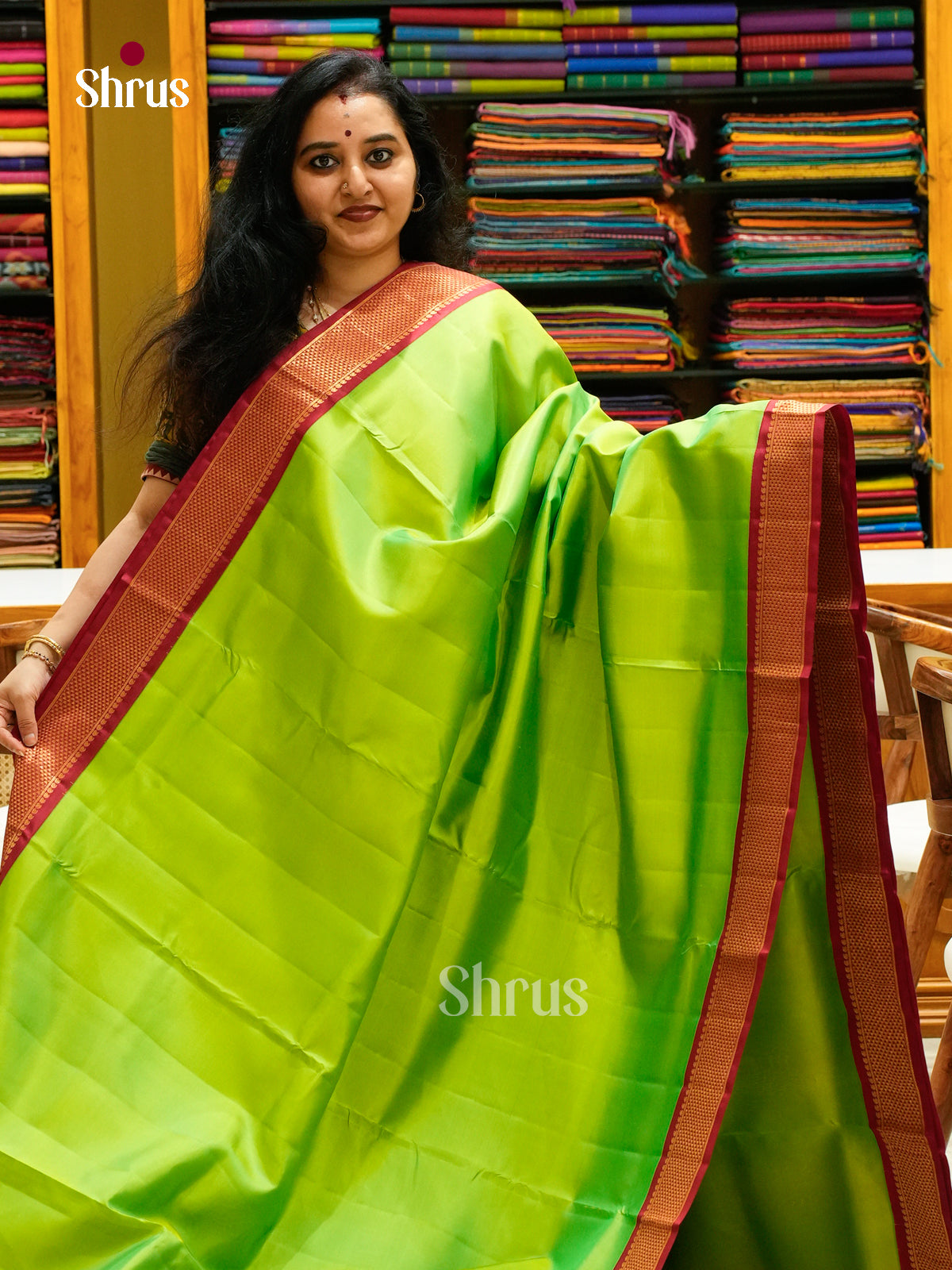 Kanchipuram silk 9Yards Saree - EFS27339