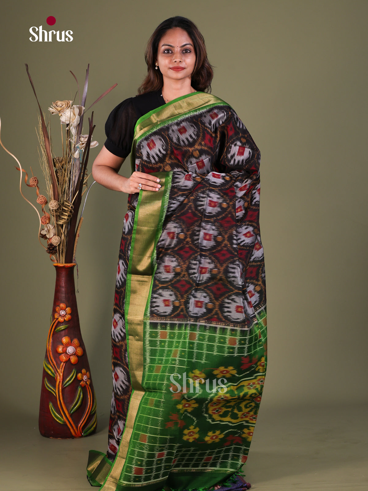 Pochampally sico Saree - EFS27363 - Shop on Shrus.com