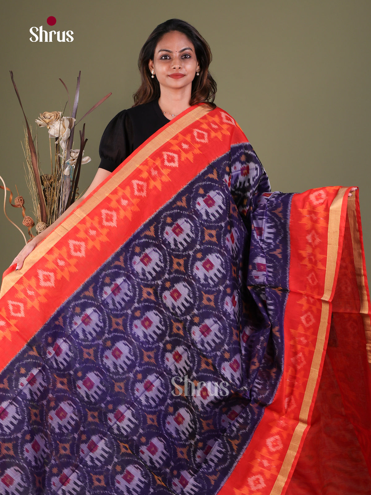 Pochampally sico Saree - EFS27370 - Shop on Shrus.com