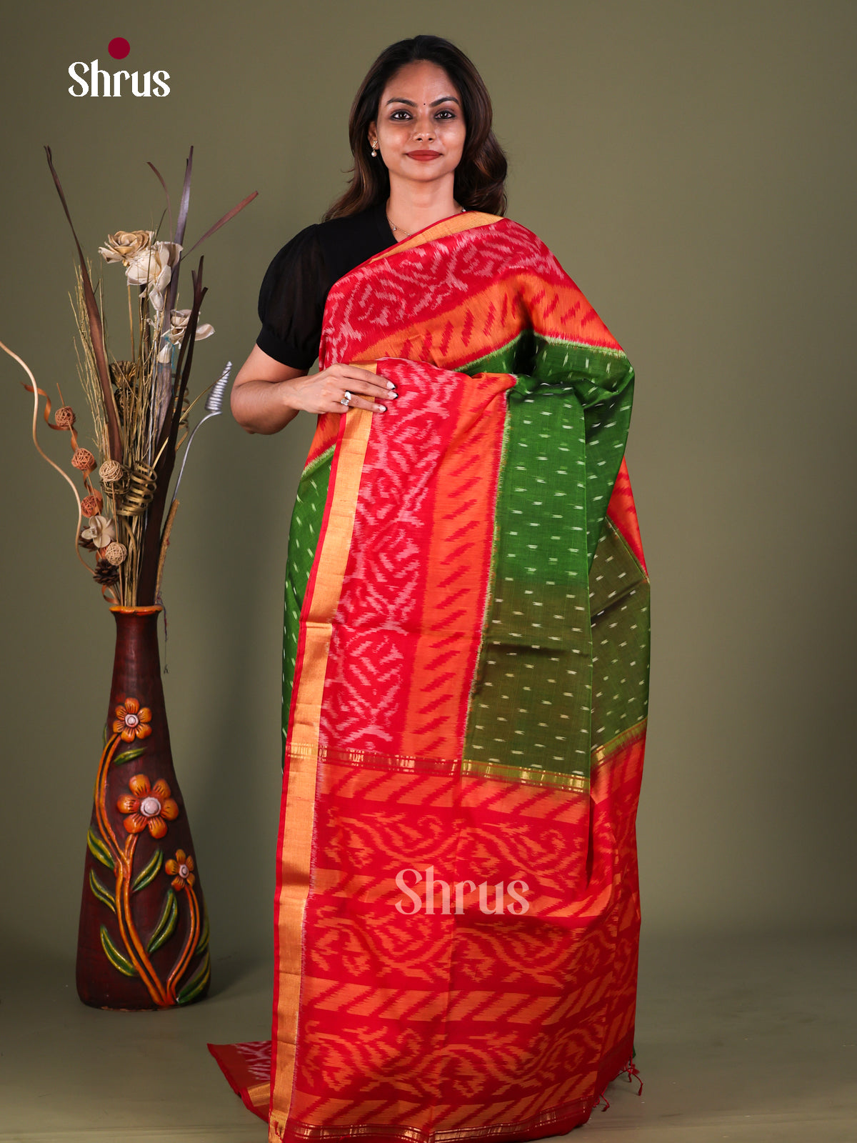 Pochampally sico Saree - EFS27373 - Shop on Shrus.com