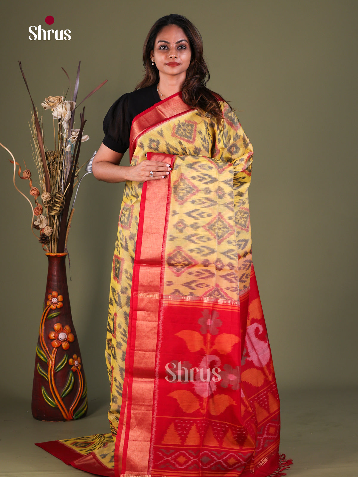 Pochampally sico Saree - EFS27375 - Shop on Shrus.com
